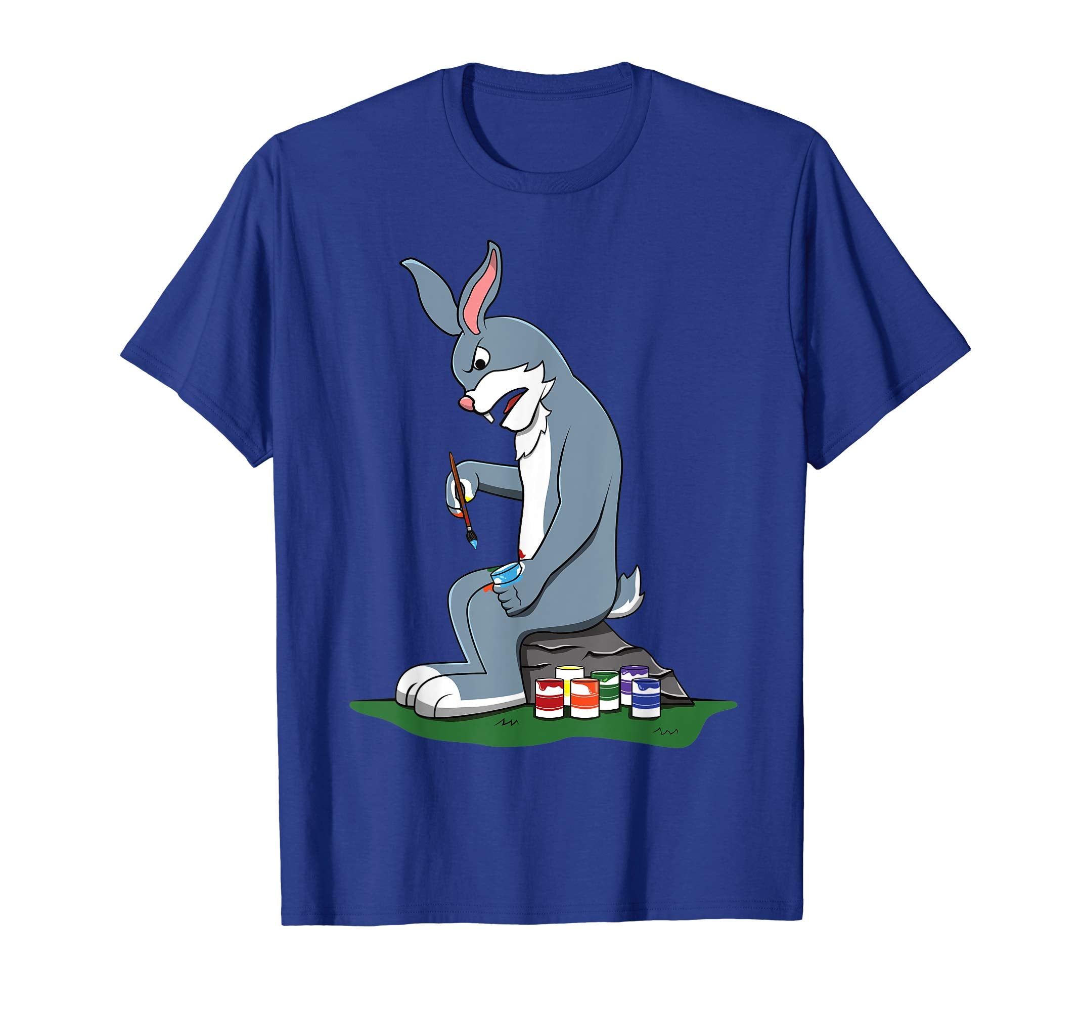 Funny Easter Bunny Shirt Rabbit Pun Cute Colored Eggs Quote
