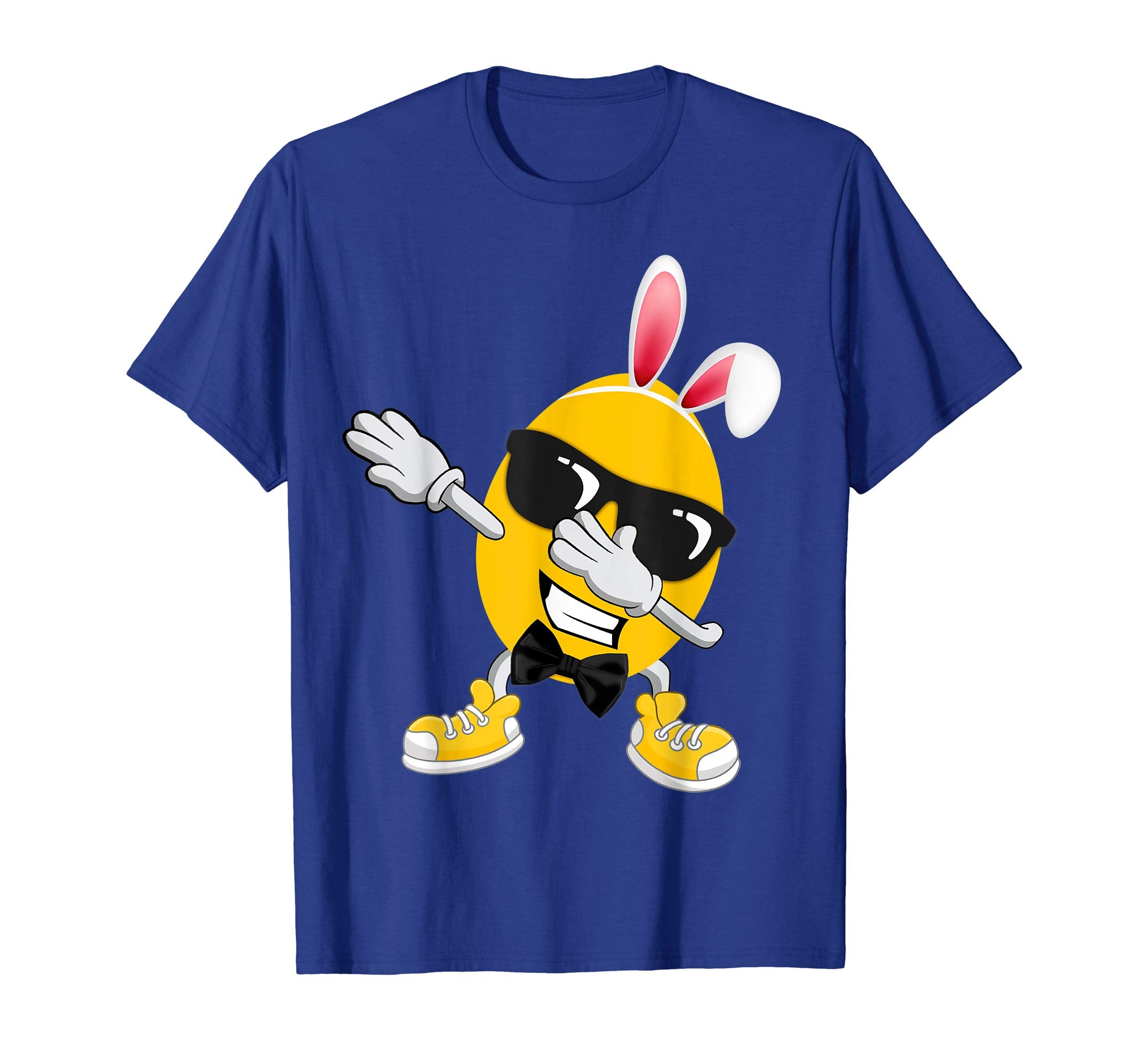 Dabbing Emoji Egg Bunny Easter T shirt Kids Boys Girls
