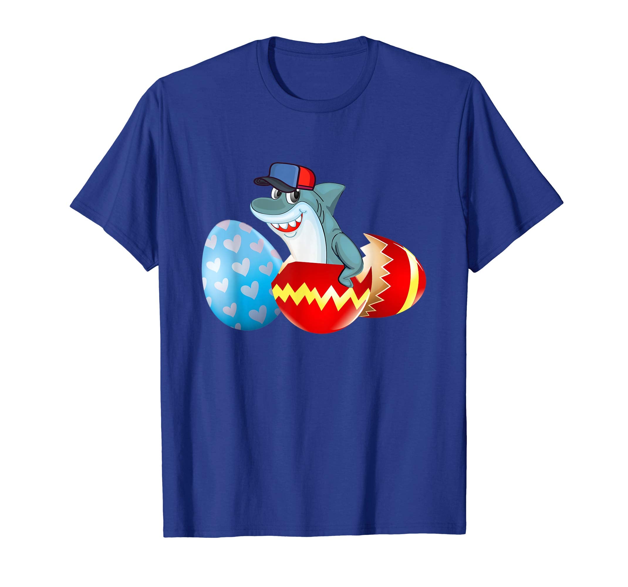 Easter Shark Shirt For Kids Boys Girls Cute Easter Shark