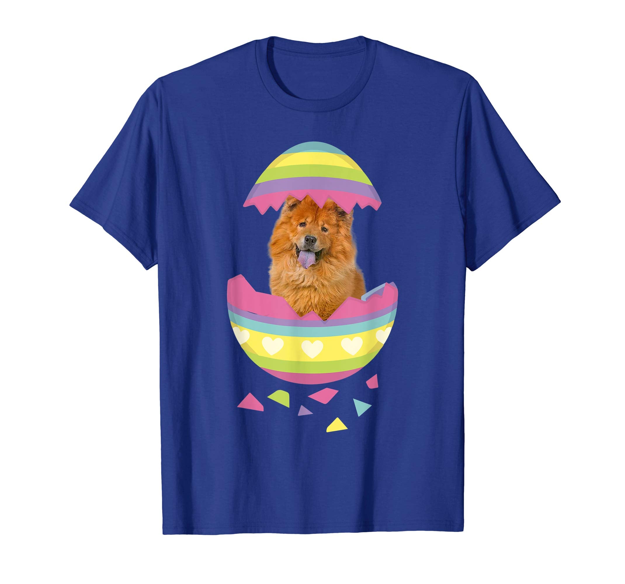 Chow Chow Easter Egg T-Shirt Dog Lover