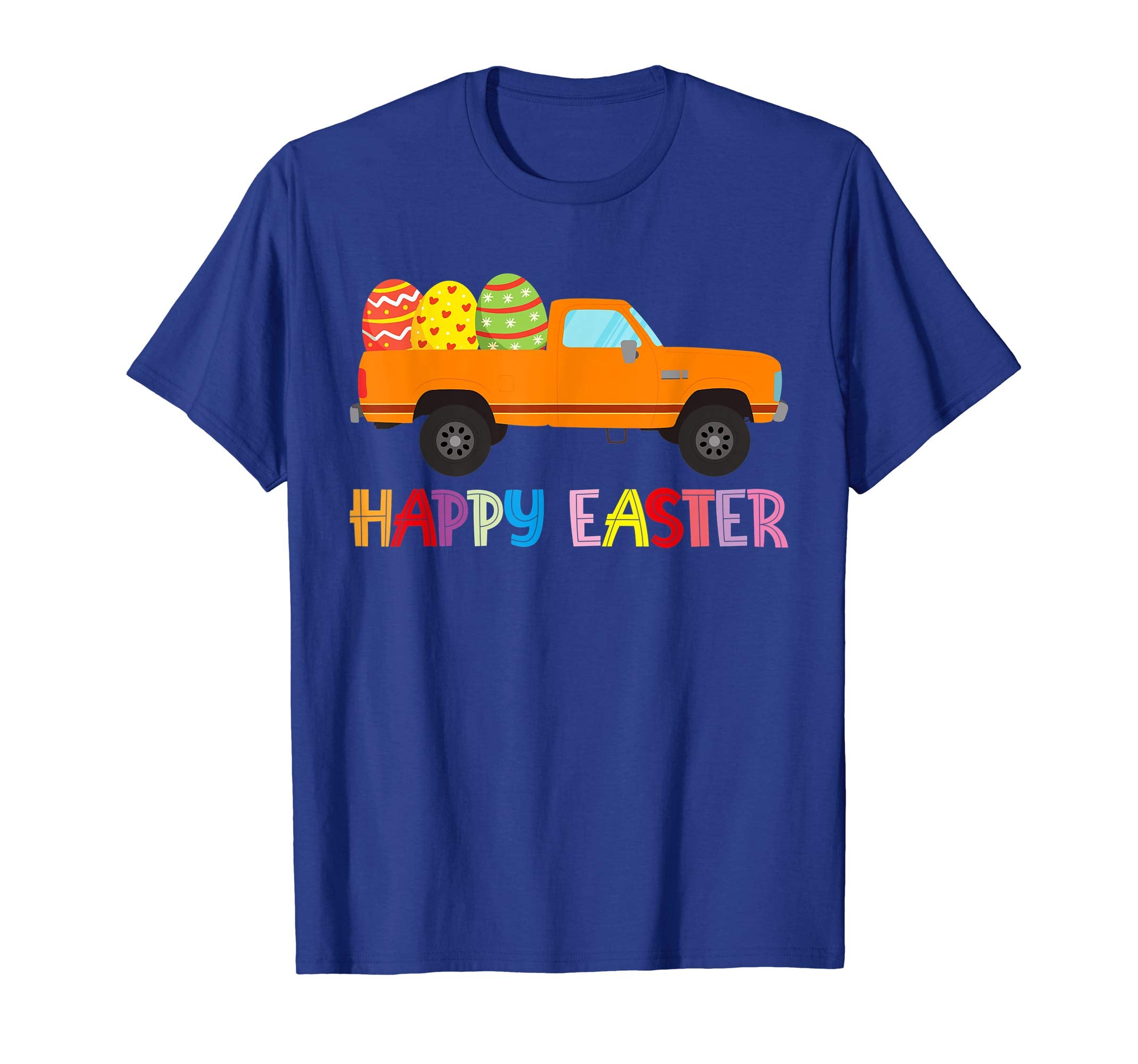 Happy Easter Truck Egg Hunt Is On Kids Boys Girls Shirt Gift