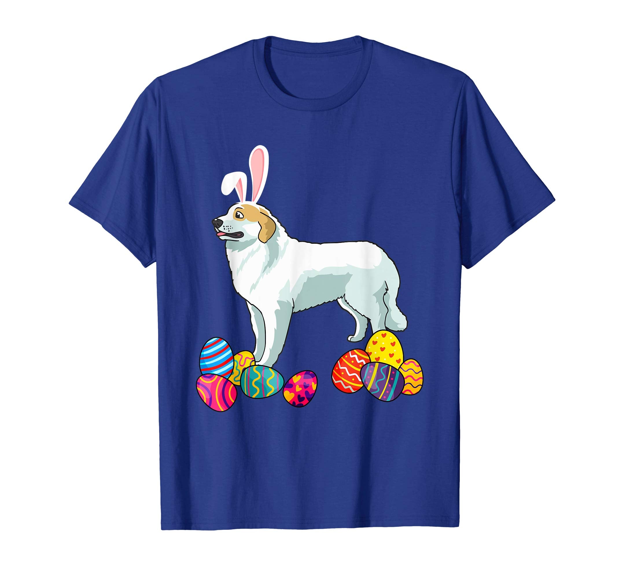 Great Pyrenees Bunny Ear With Egg Easter Easter Day Shirt