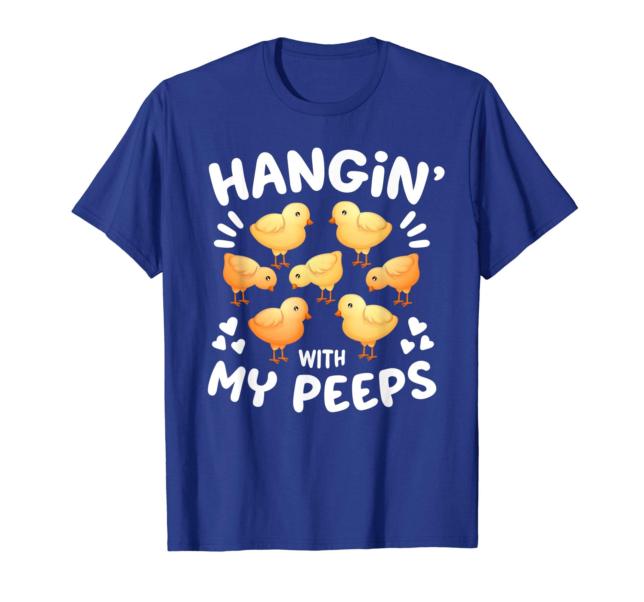 Hanging With My Peeps Happy Easter Kids Boys Girls T Shirt