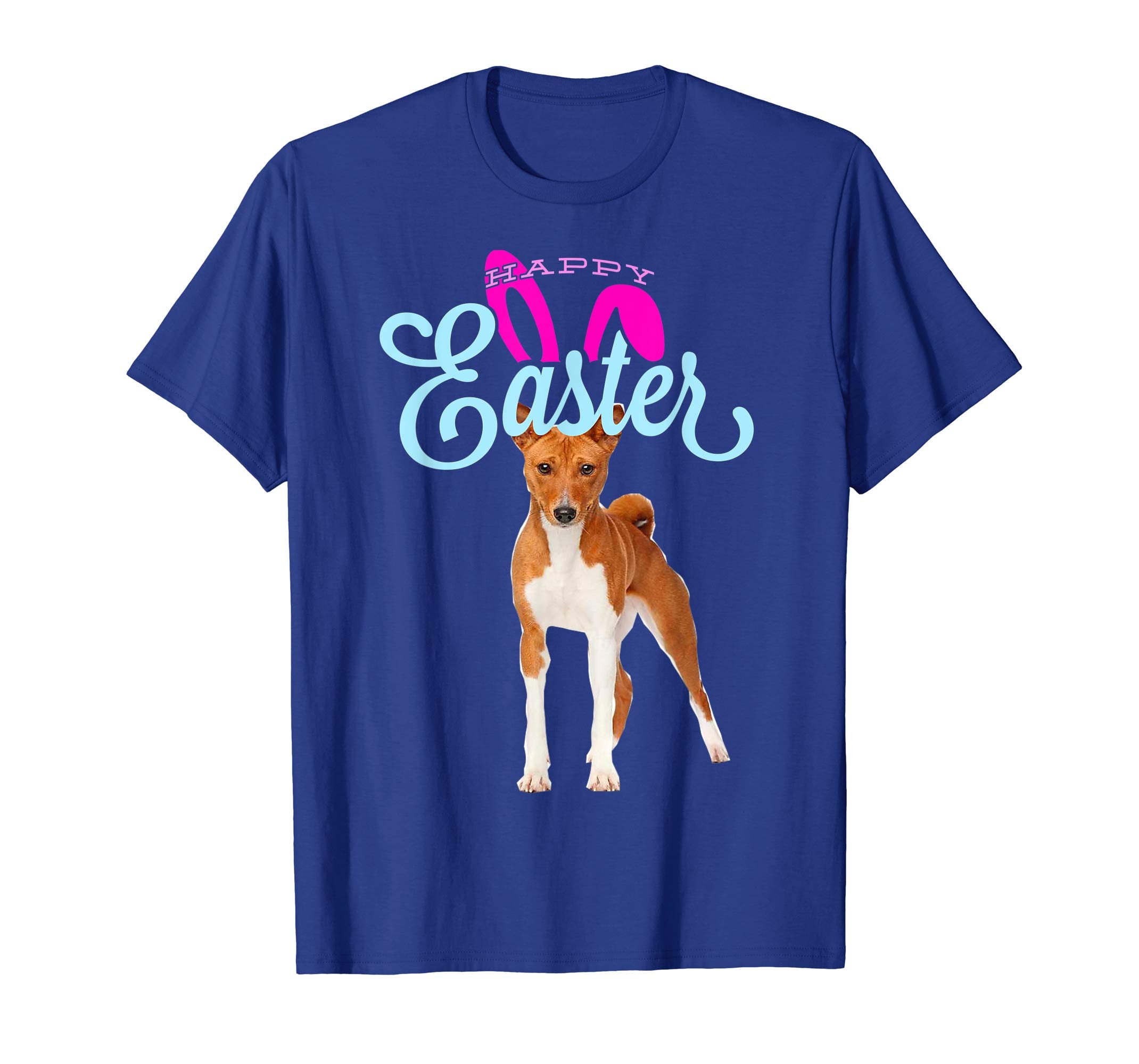 Easter Bunny Basenji Tshirt Dog Men Women Gift Easter Day