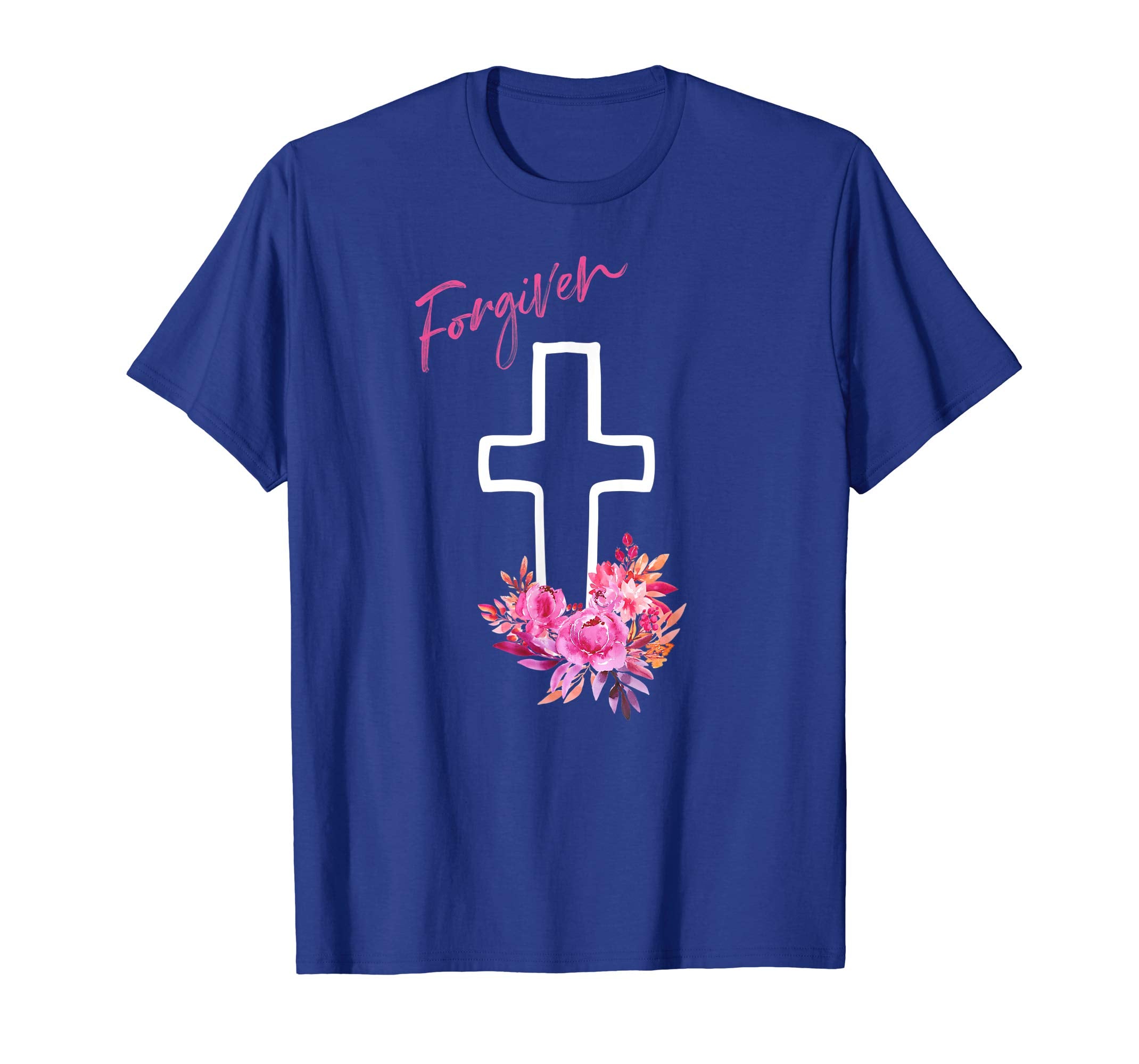christian shirt faith tee graphic women cute easter forgiven