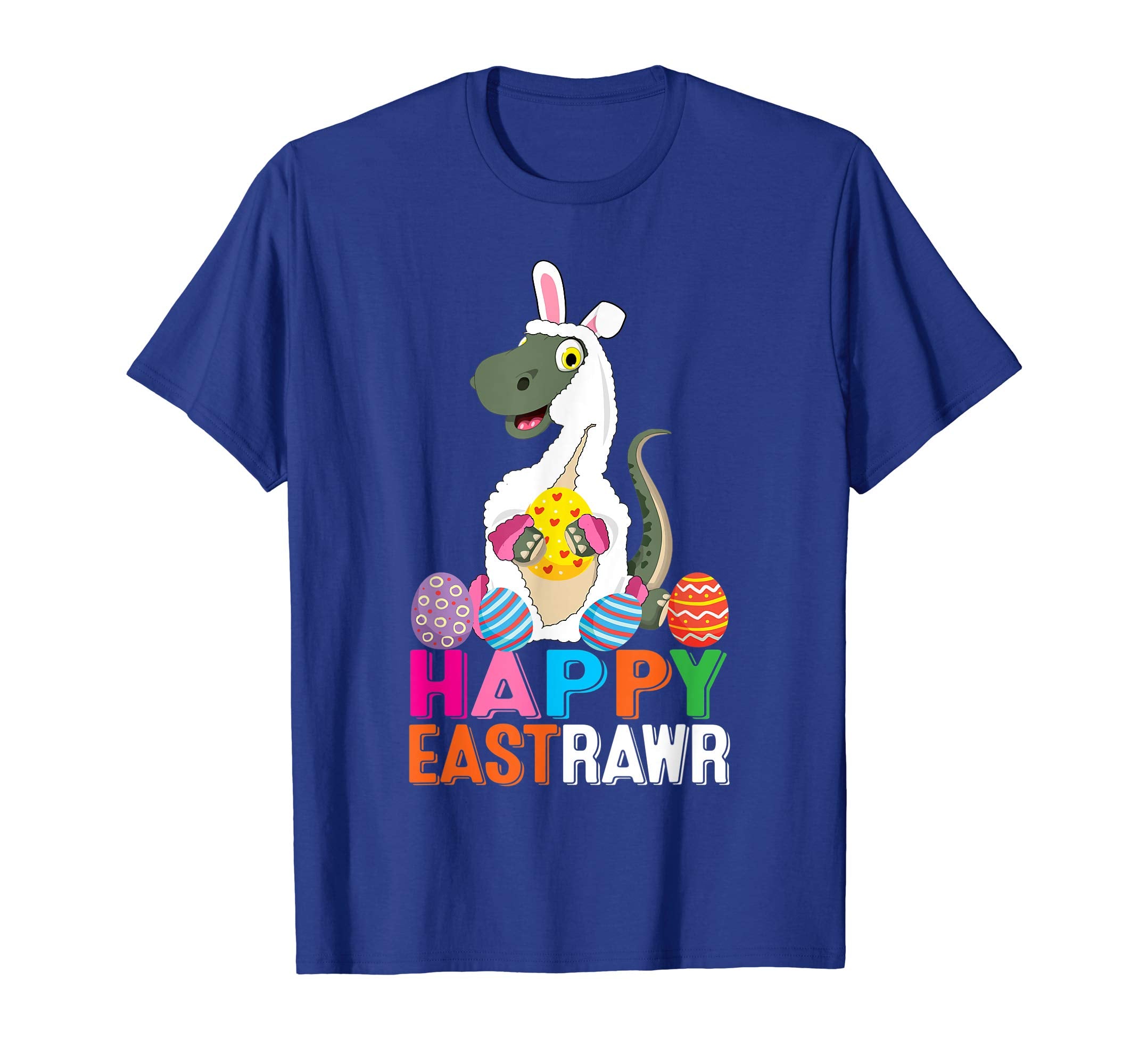 Happy Eastrawr Funny Dinosaur Easter Bunny Gift Kids Shirts
