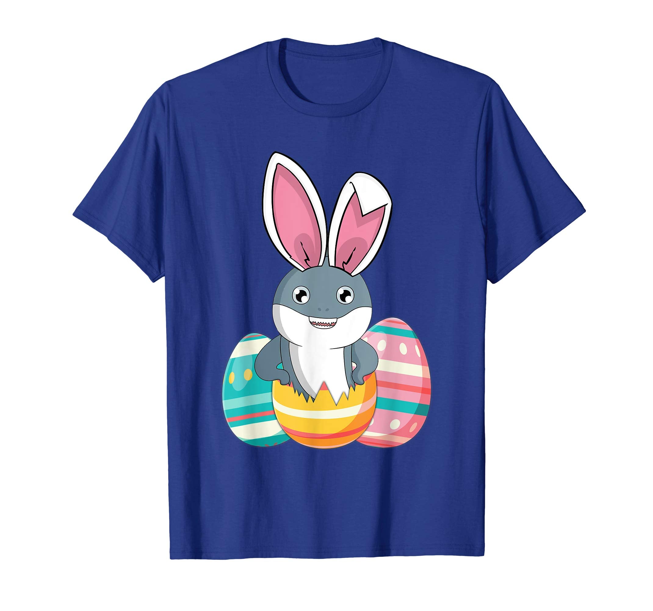 Easter For Kids Boys Girls Shark Easter Eggs T Shirts