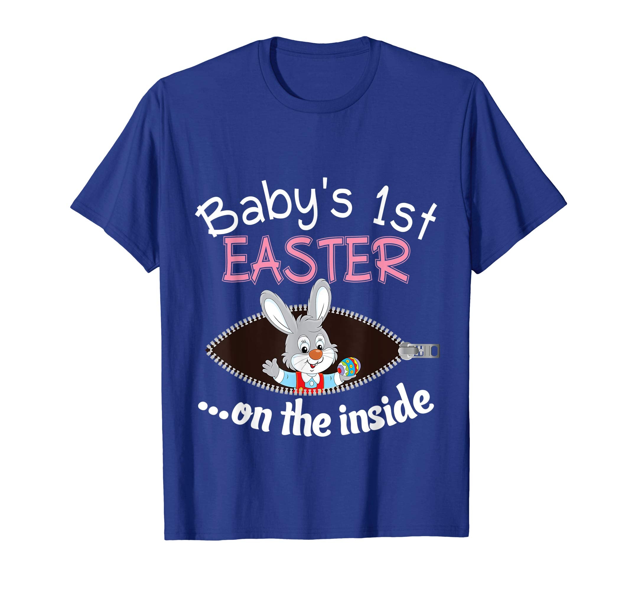 Baby 1st Easter On The Inside T-Shirt Pregnancy Announcement