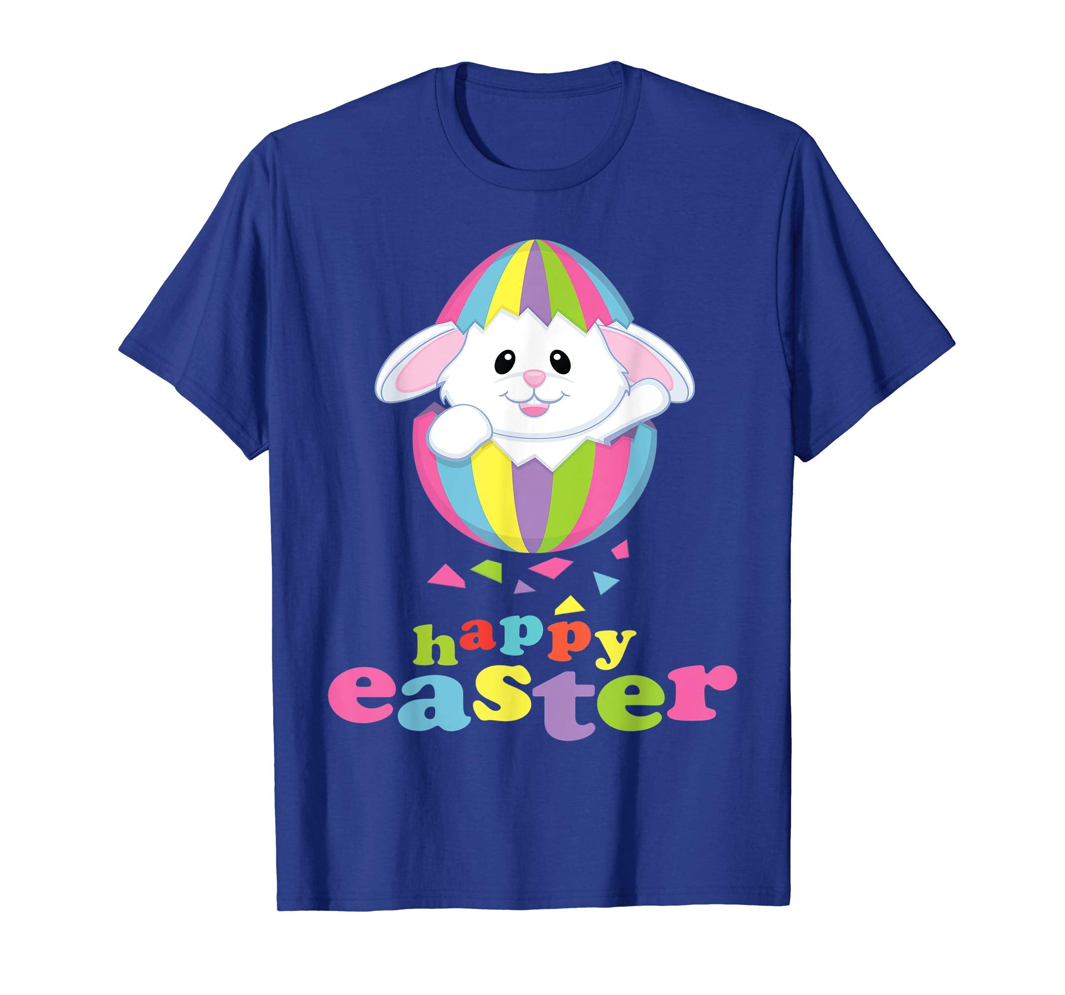Color Bunny Opening Easter Egg Happy Easter Day Shirt