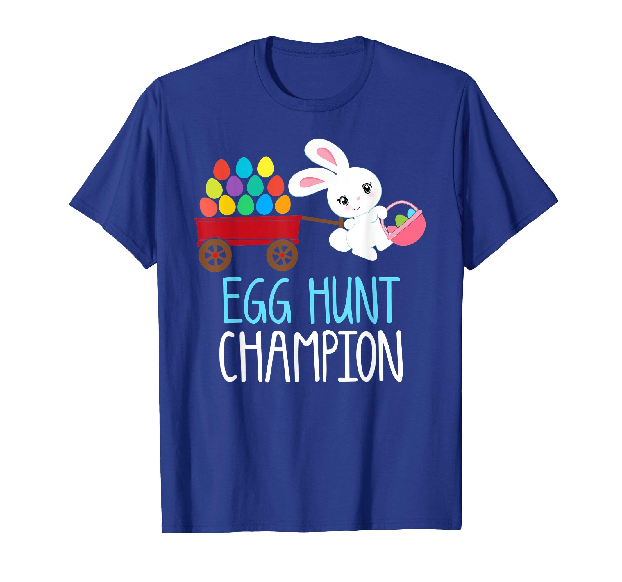 Easter Bunny T-Shirt Girls Kids Toddlers EGG HUNT CHAMPION