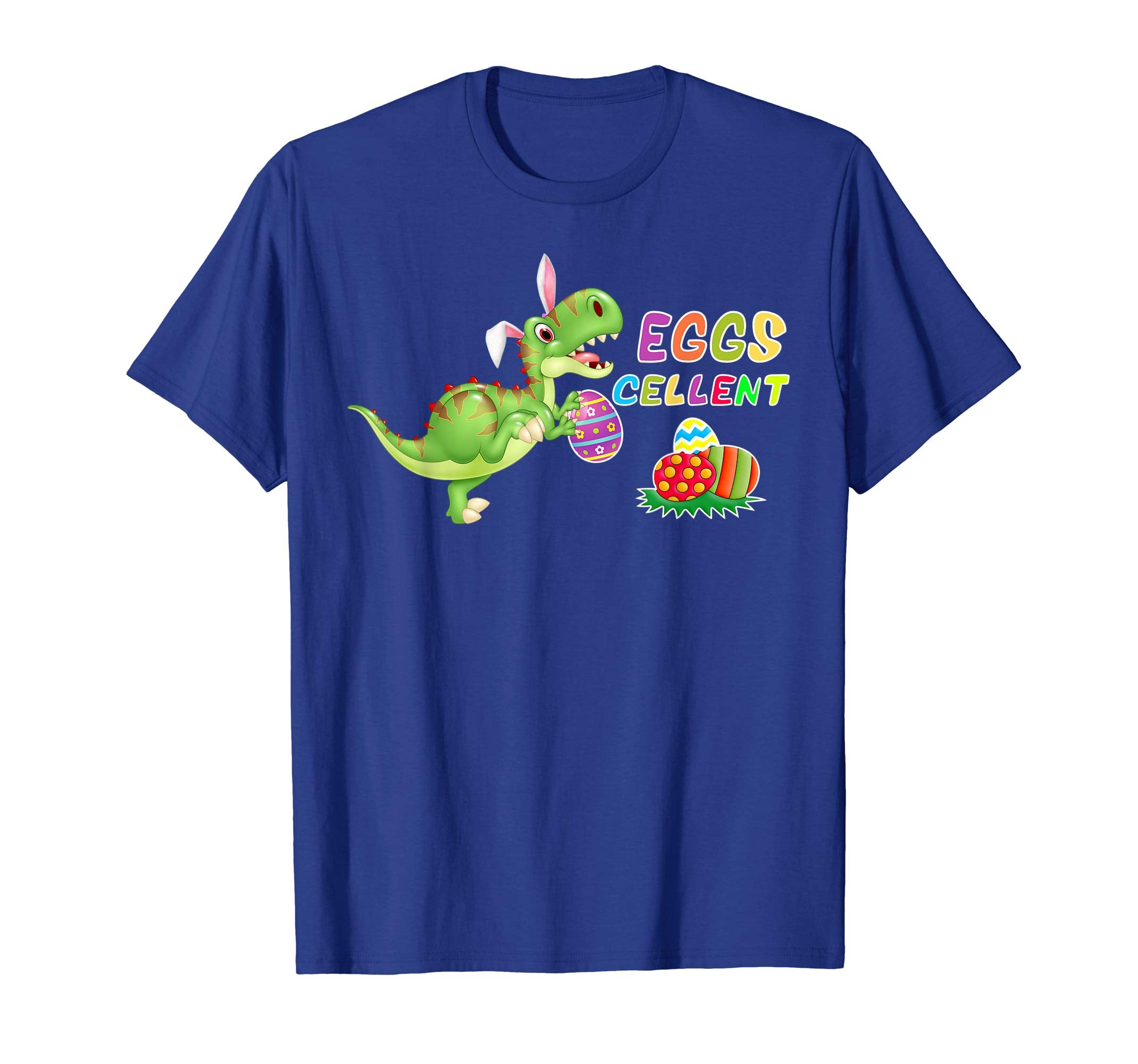 Funny Easter T-Rex Eggs-Cellent T-Shirts Gift Kids Girl Boy