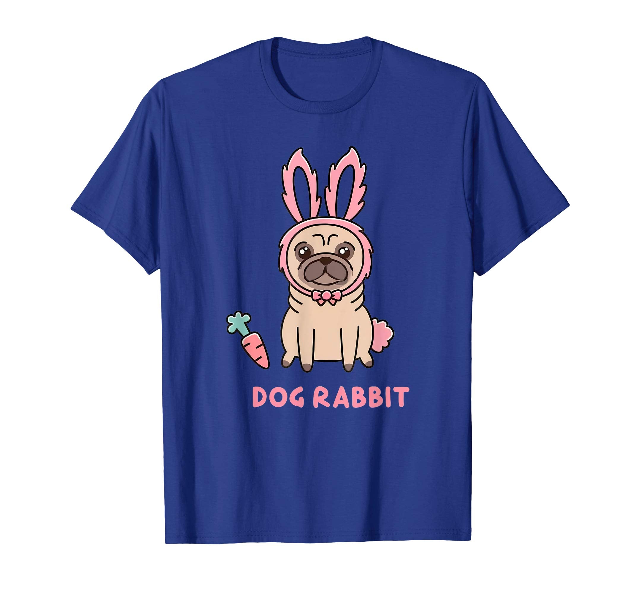 Easter Puggy Cute Dog Pug Funny Easter T-Shirt Women Kids