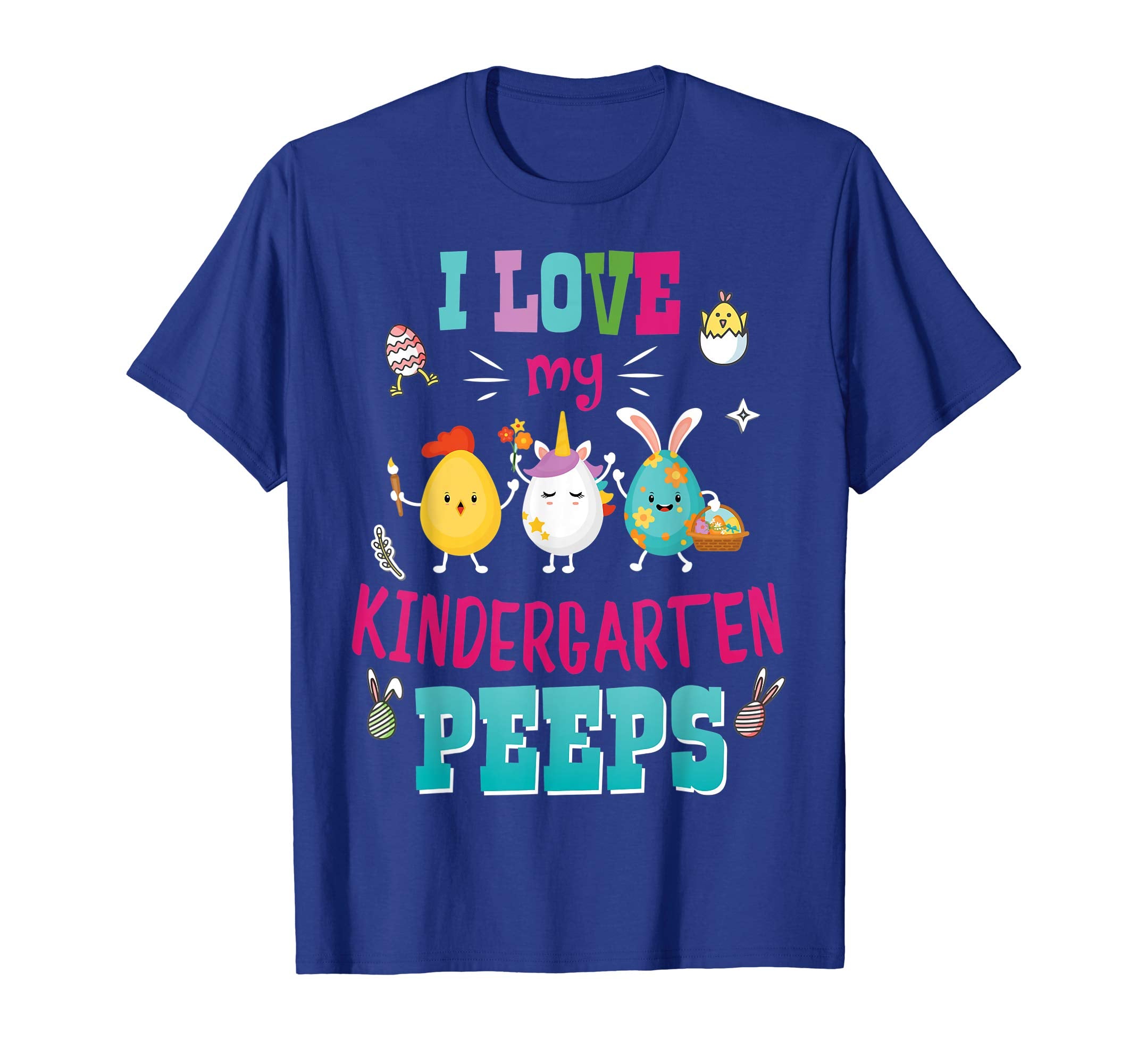 I Love My Kindergarten Peeps T-Shirt Easter Teacher