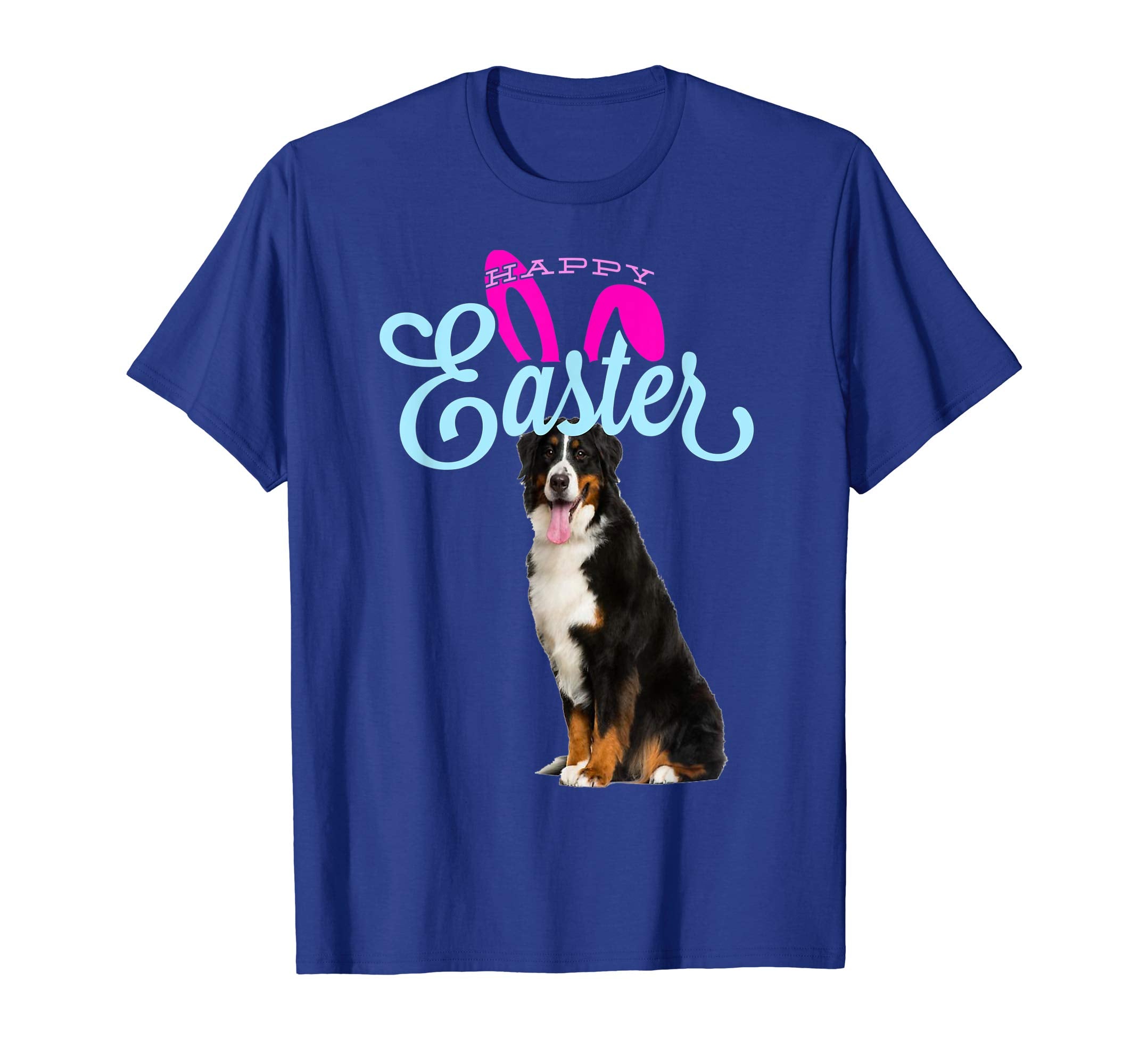 Easter Bunny Bernese Mountain Tshirt Dog Men Women Gift