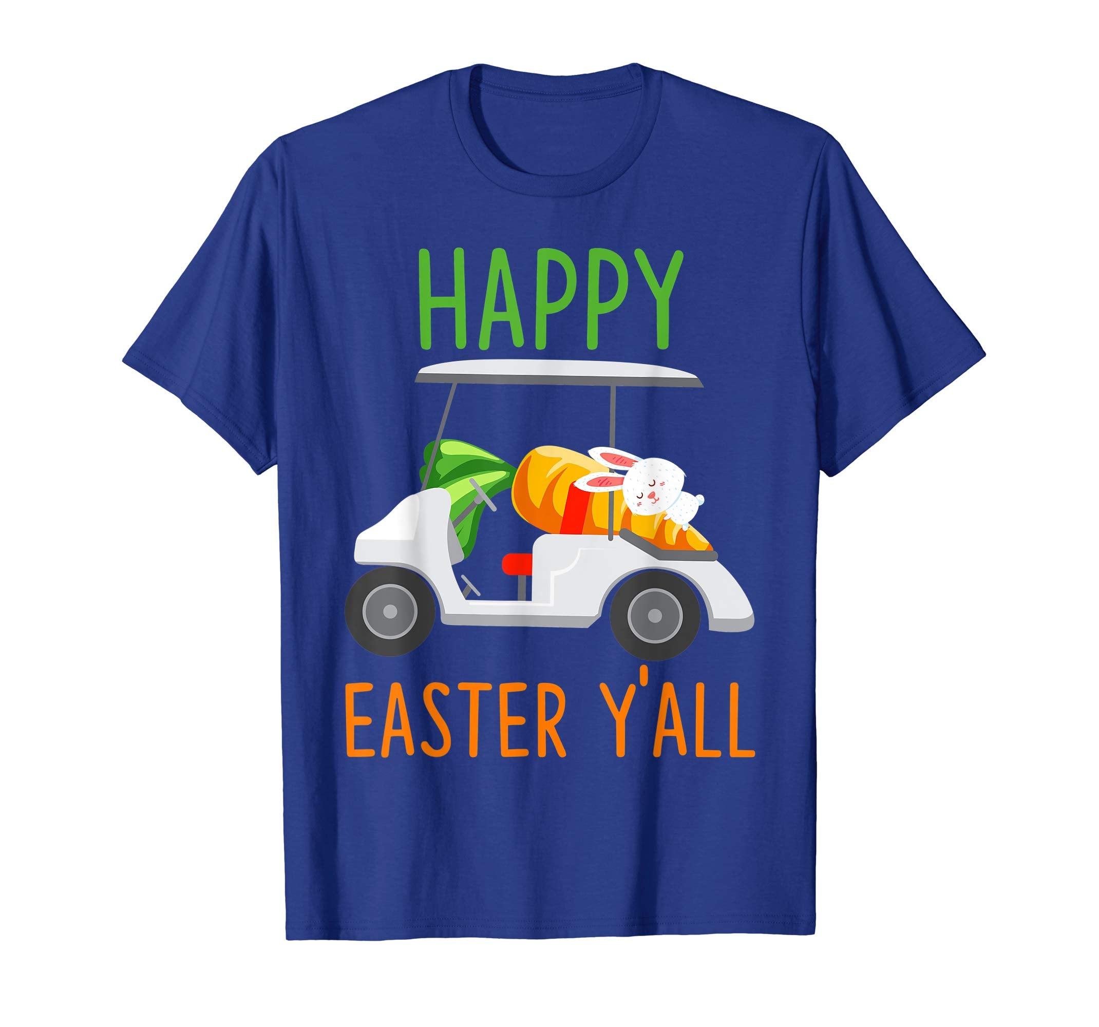 Golf-Cart Happy-Easter-Y'all T-shirt Hunting-Season-Egg