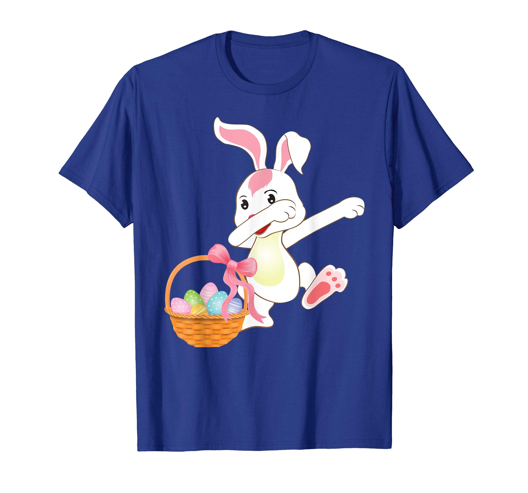 Cute Bunny Dab Dabbing Around The Easter Eggs T-Shirt Lovely