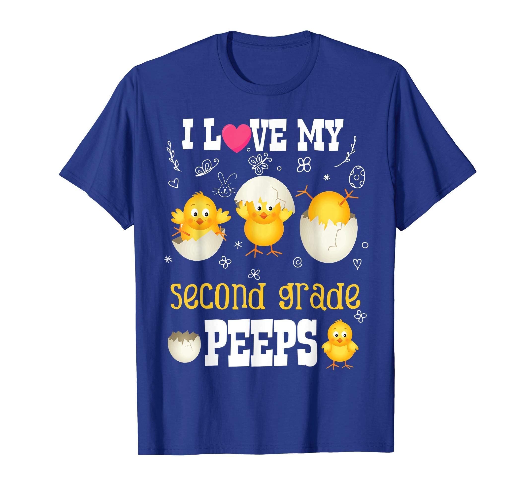 I Love My Second Grade Peeps Easter Bunny T-Shirt