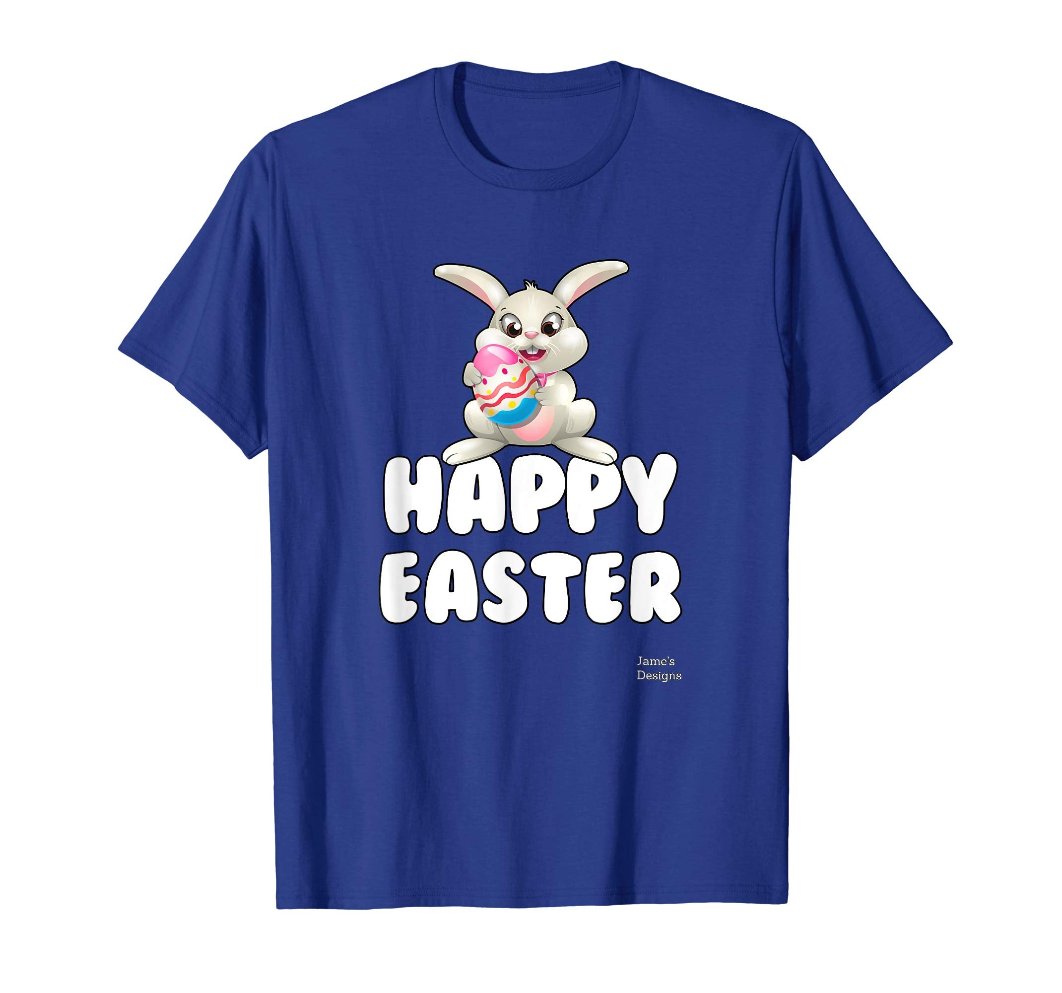 Jame's Designs: Happy Easter Bunny Rabbit Cute Bunny T-Shirt