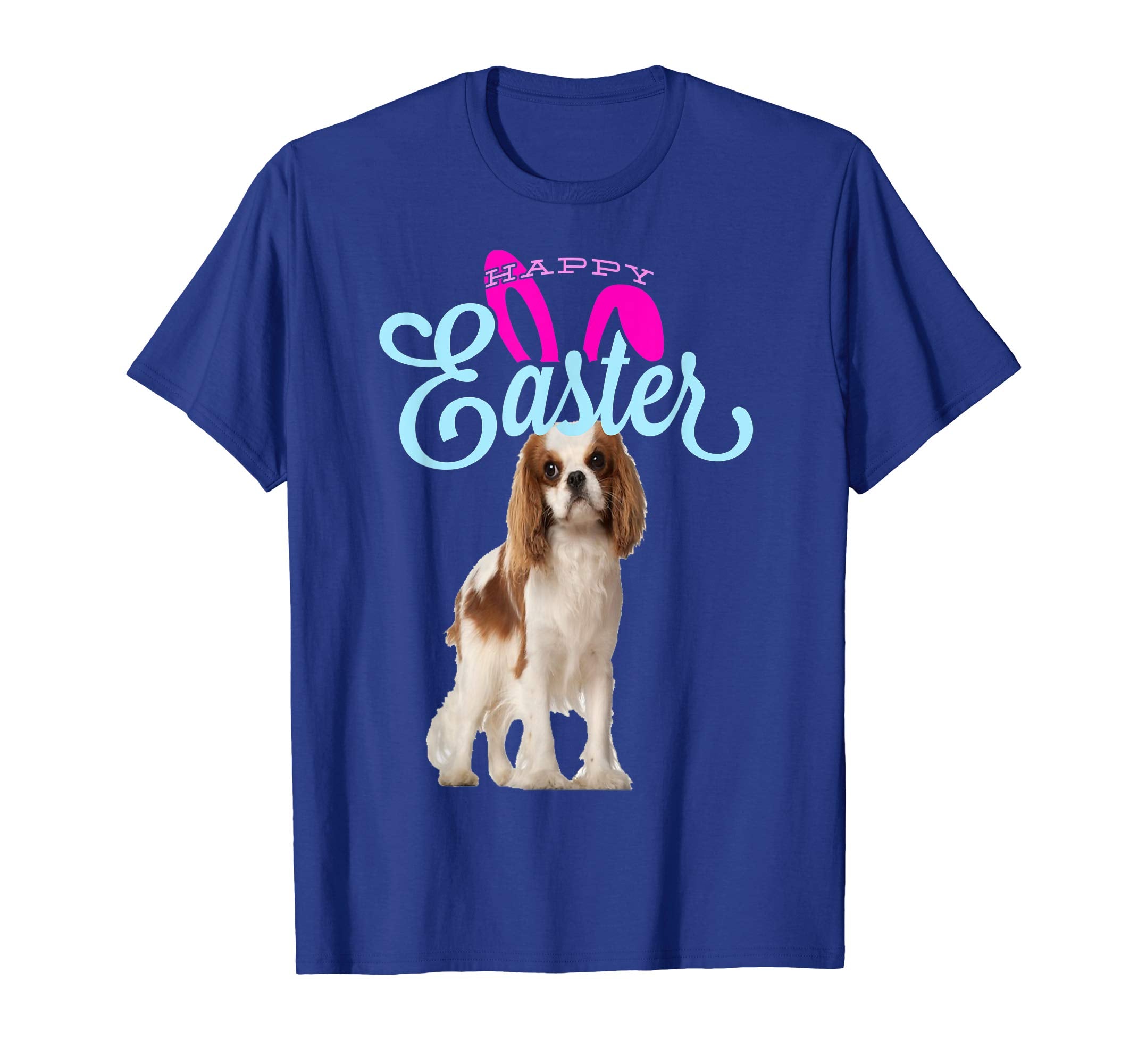Easter Bunny Cavalier King Charles Tshirt Dog Men Women Gift