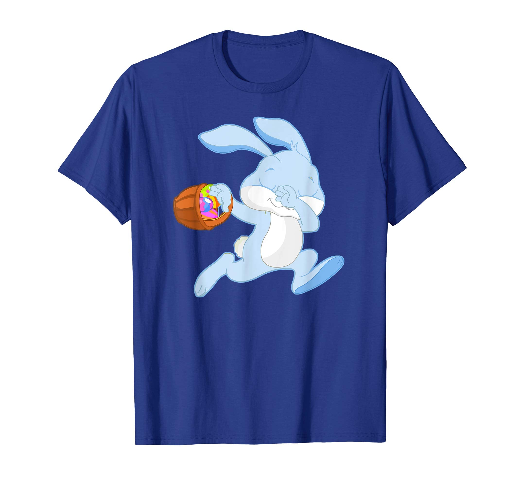 Easter Blue Rabbit Shirt, Cute Running Bunny Tee Gift