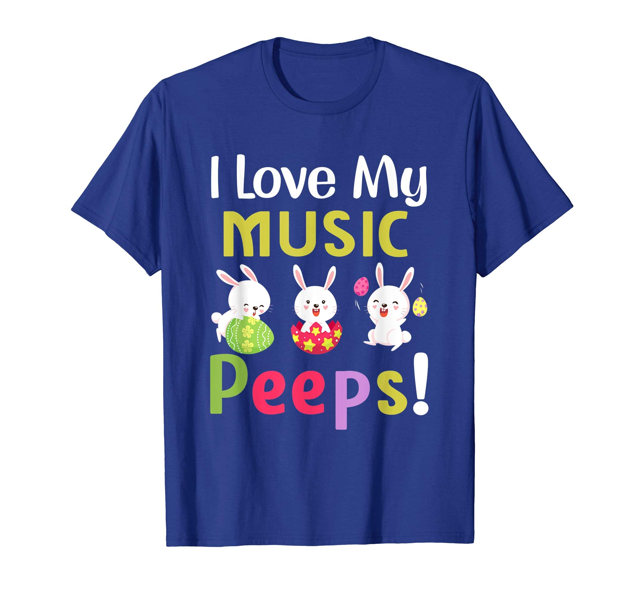 I Love My Music Peeps Happy Easter Teacher Tshirt