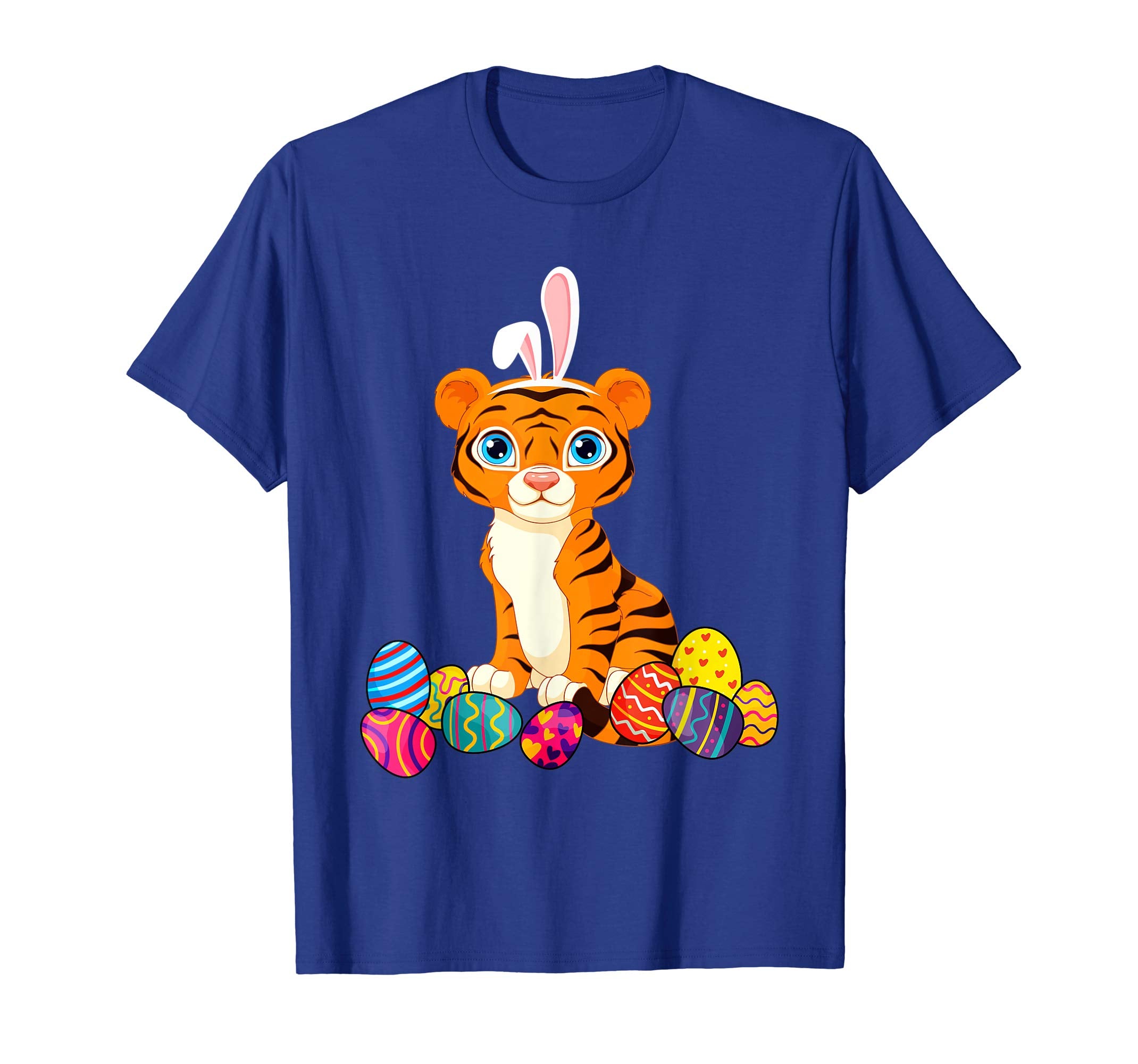 Tiger Bunny Ear With Egg Easter Easter Day Shirt