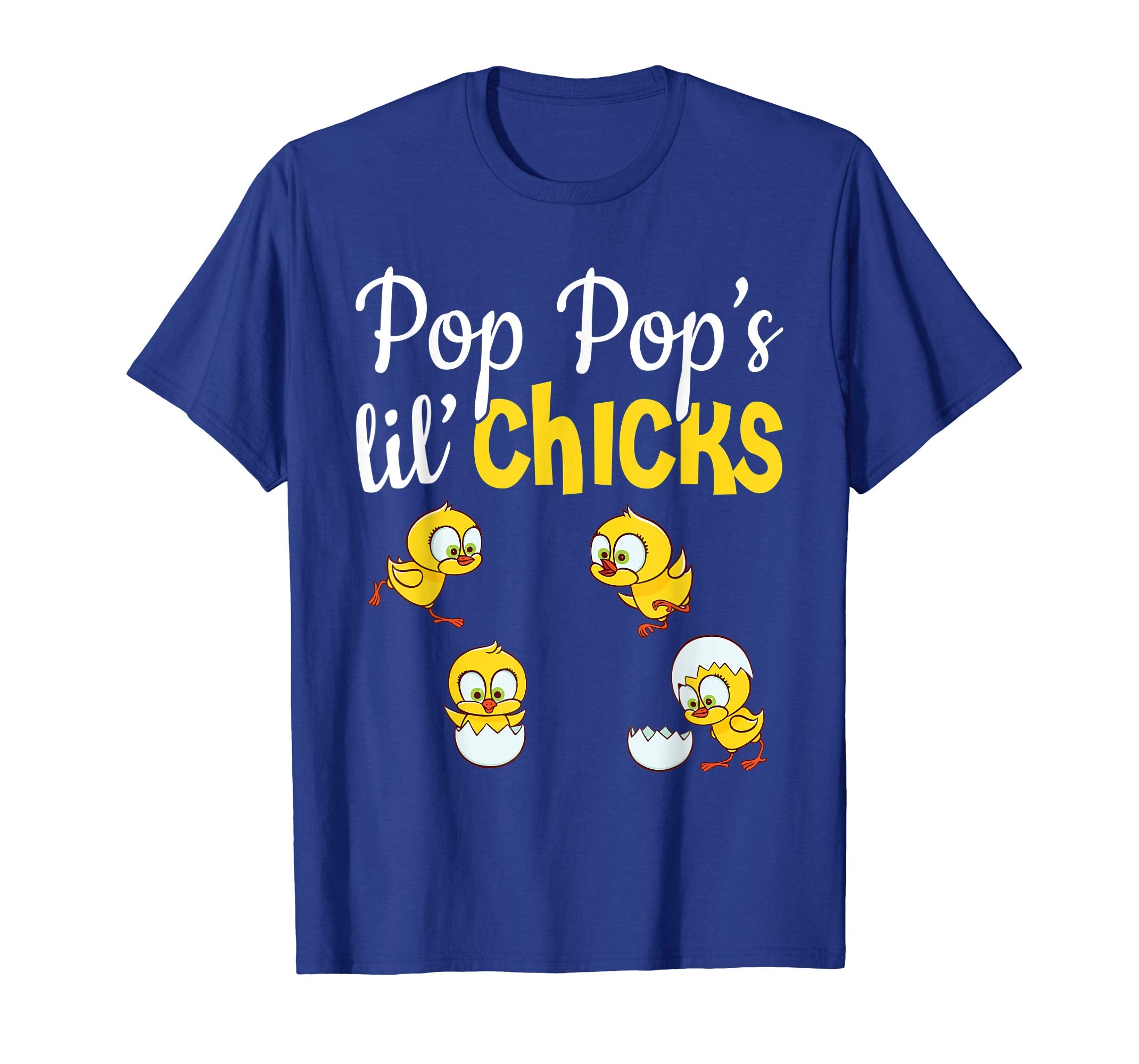 Pop Pop's Lil' Chicks Happy Easter Day Lovely Cute Shirt