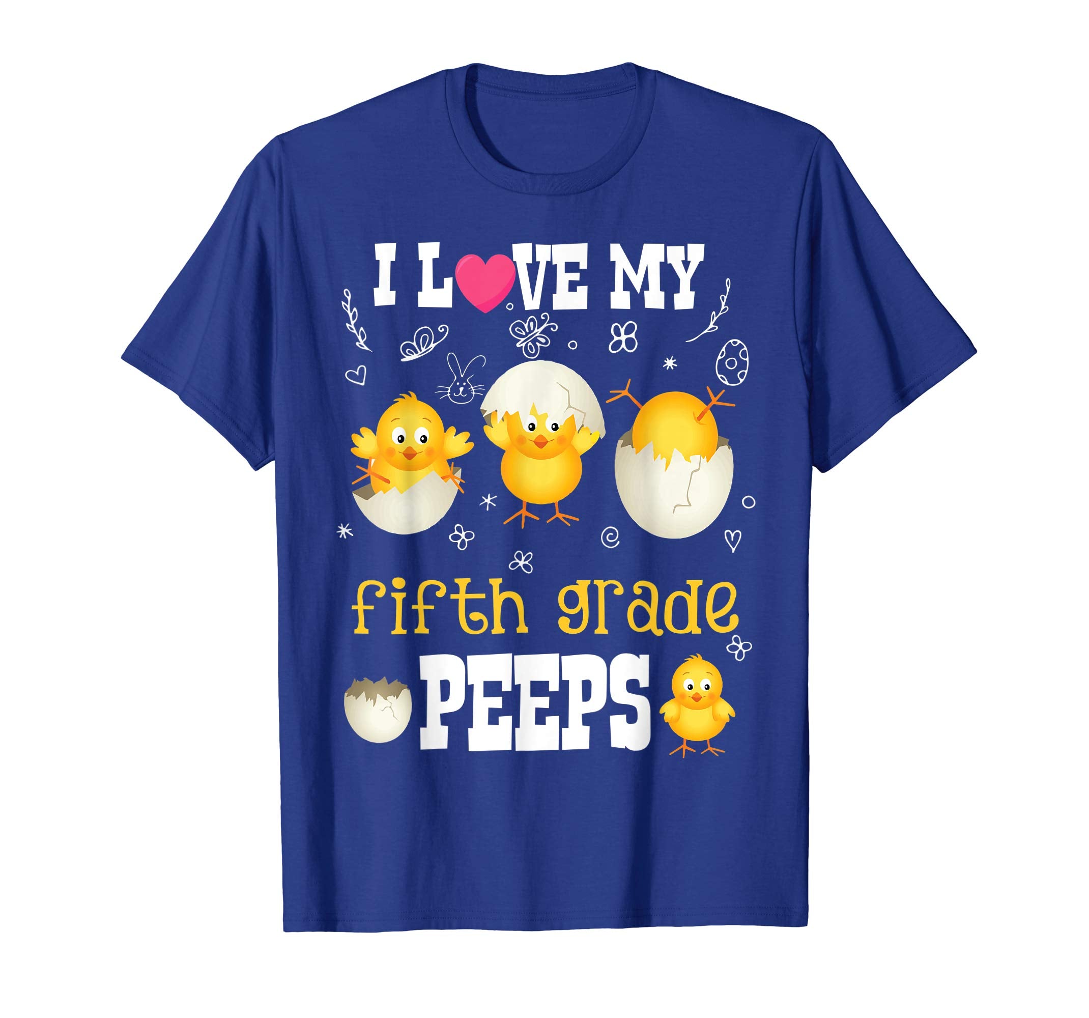I Love MyFifth Grade Peeps Easter Bunny T-Shirt
