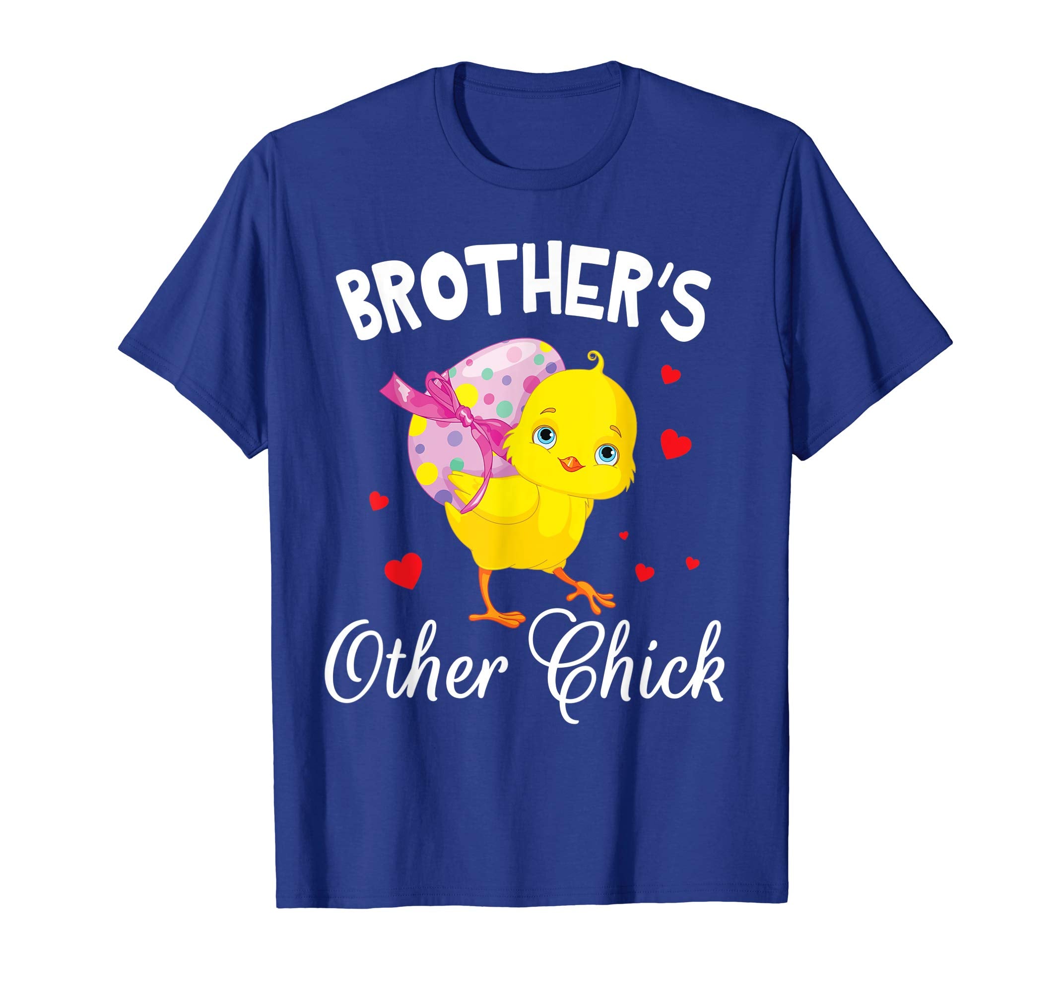 Hearts Chick With Big Easter Egg Shirt Brother's Other Chick