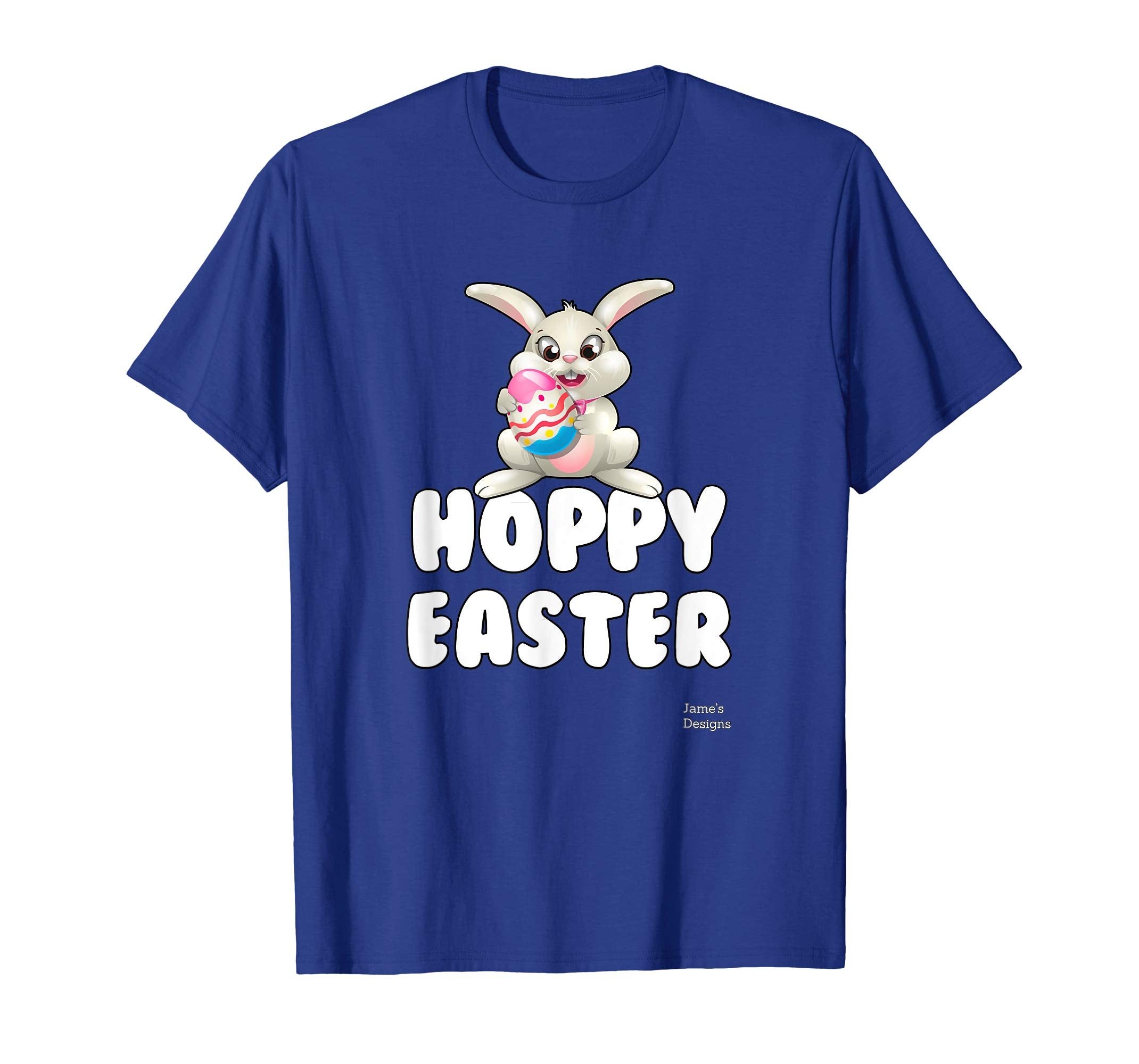 Jame's Designs: Hoppy Easter Bunny Rabbit Cute Bunny T-Shirt