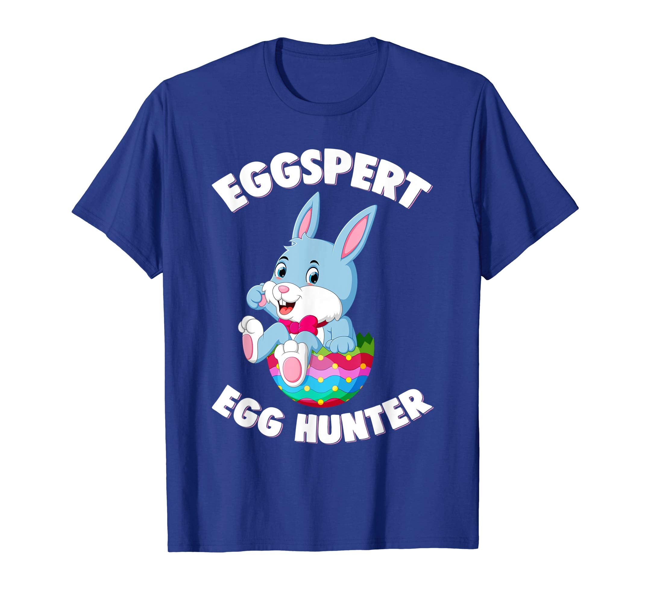 Eggspert Egg Hunter Happy Easter Kids Boys Girls T Shirt