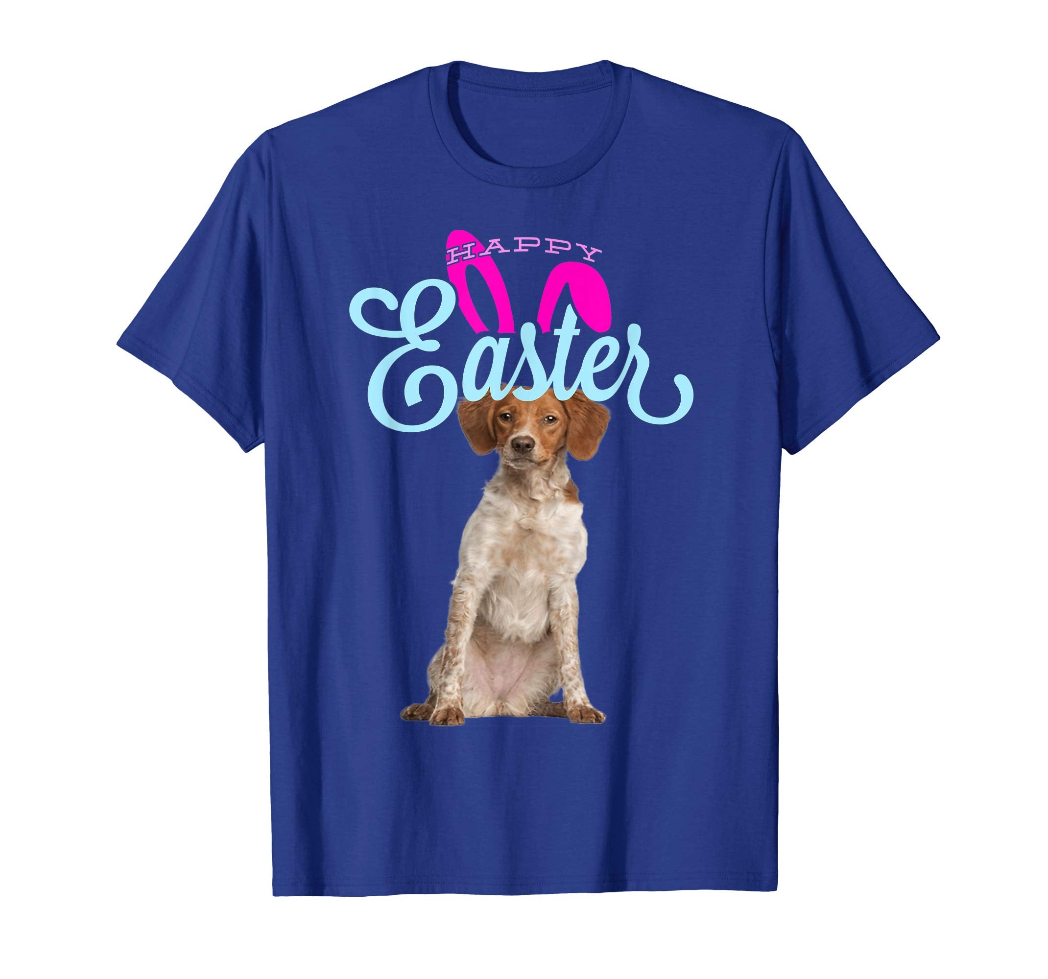 Easter Bunny Brittany Spaniel Tshirt Dog Men Women Gift