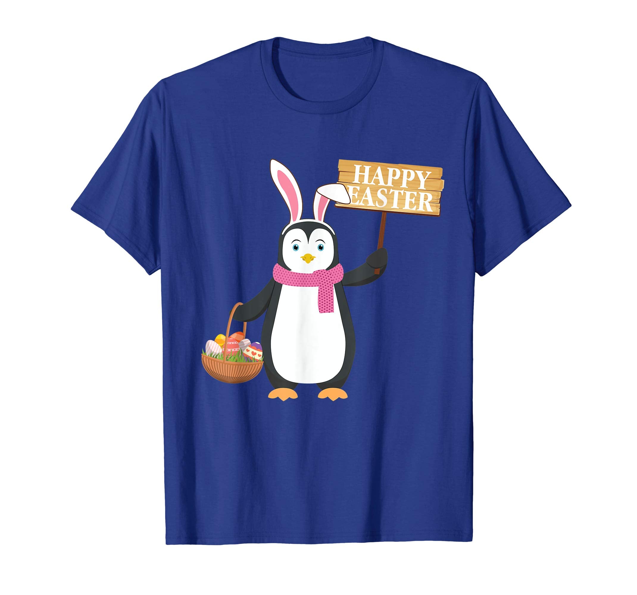 Easter Bunny Penguin Happy Easter T-Shirt Egg Hunting Lovely