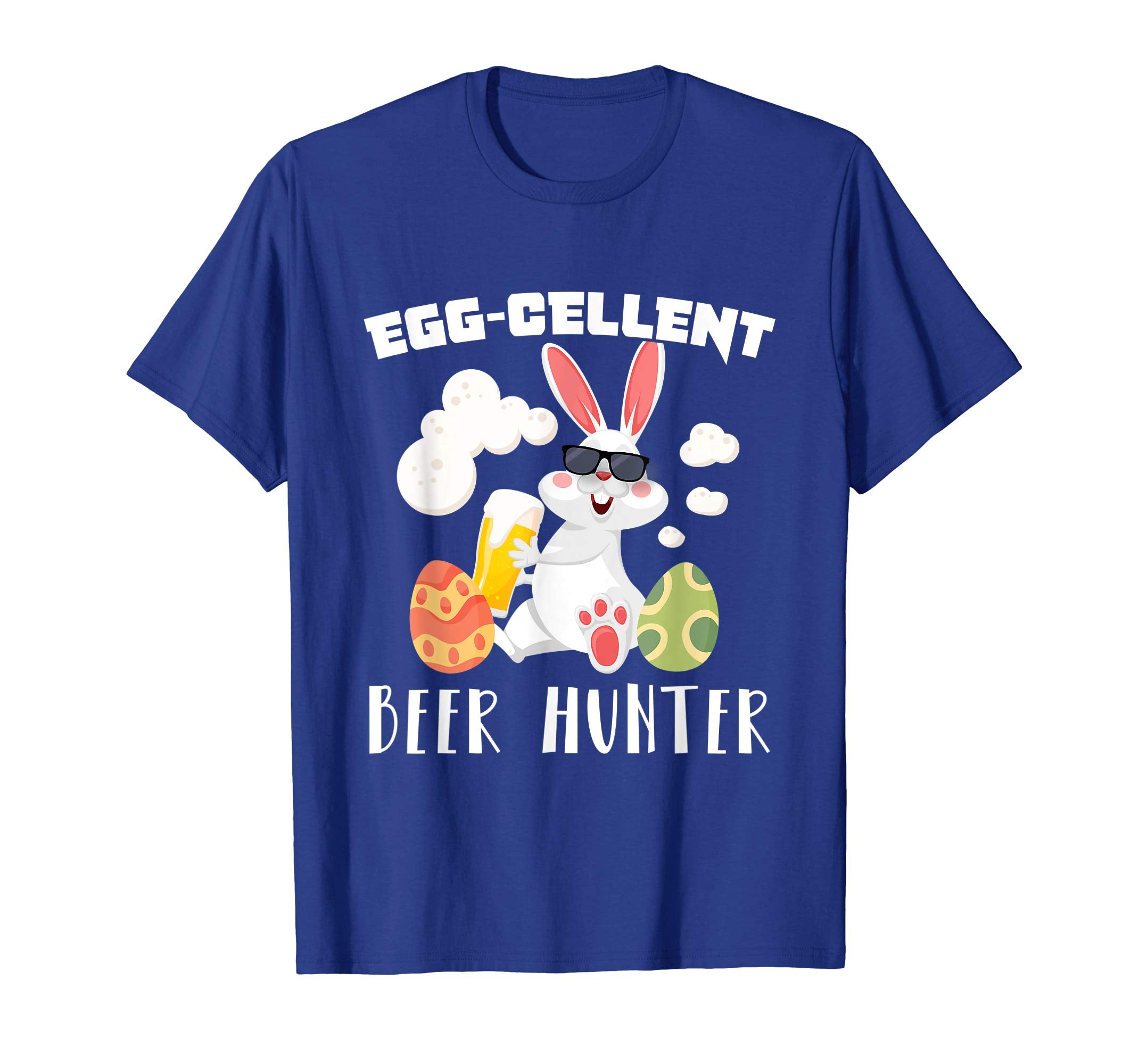 Egg-Cellent Beer Hunter Shirt Easter Bunny T-Shirt Gifts