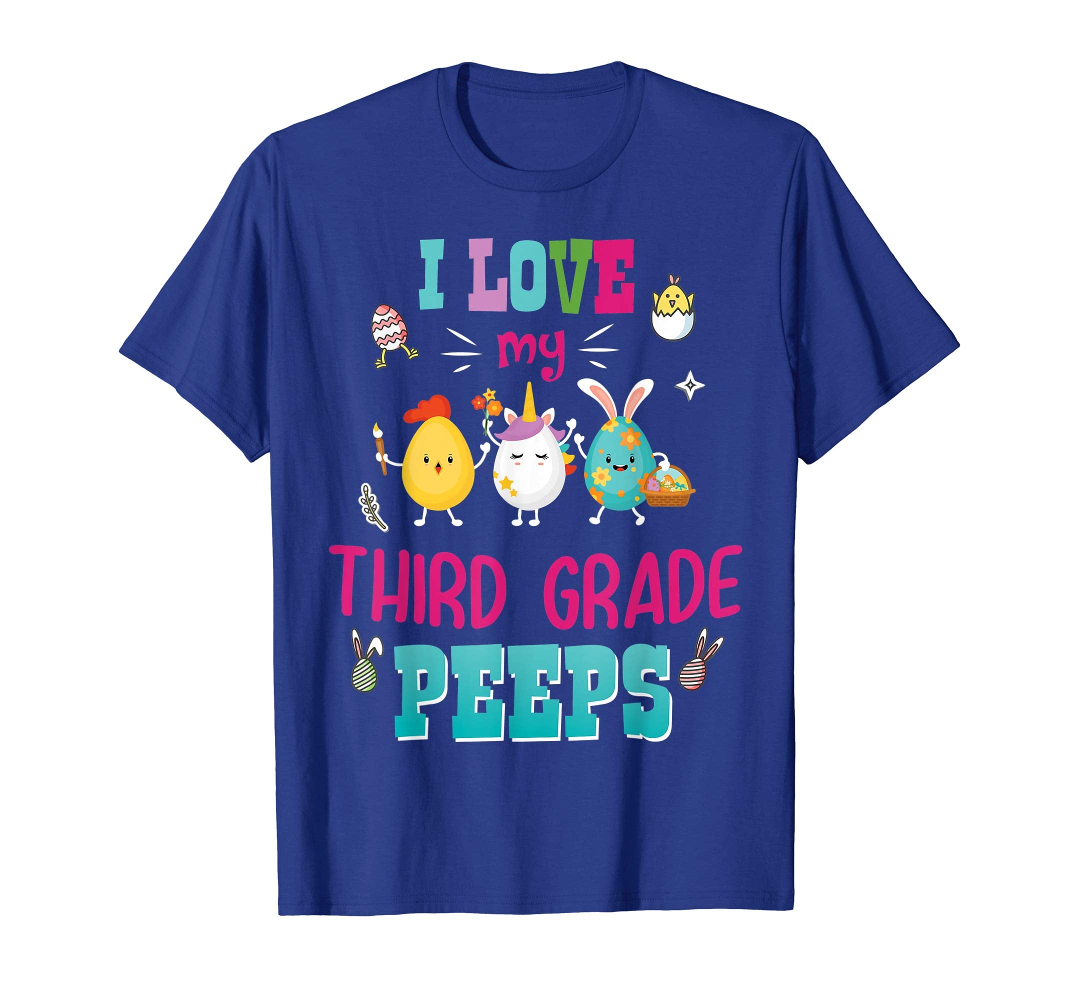 I Love My Third Grade Peeps Easter Day T-Shirt