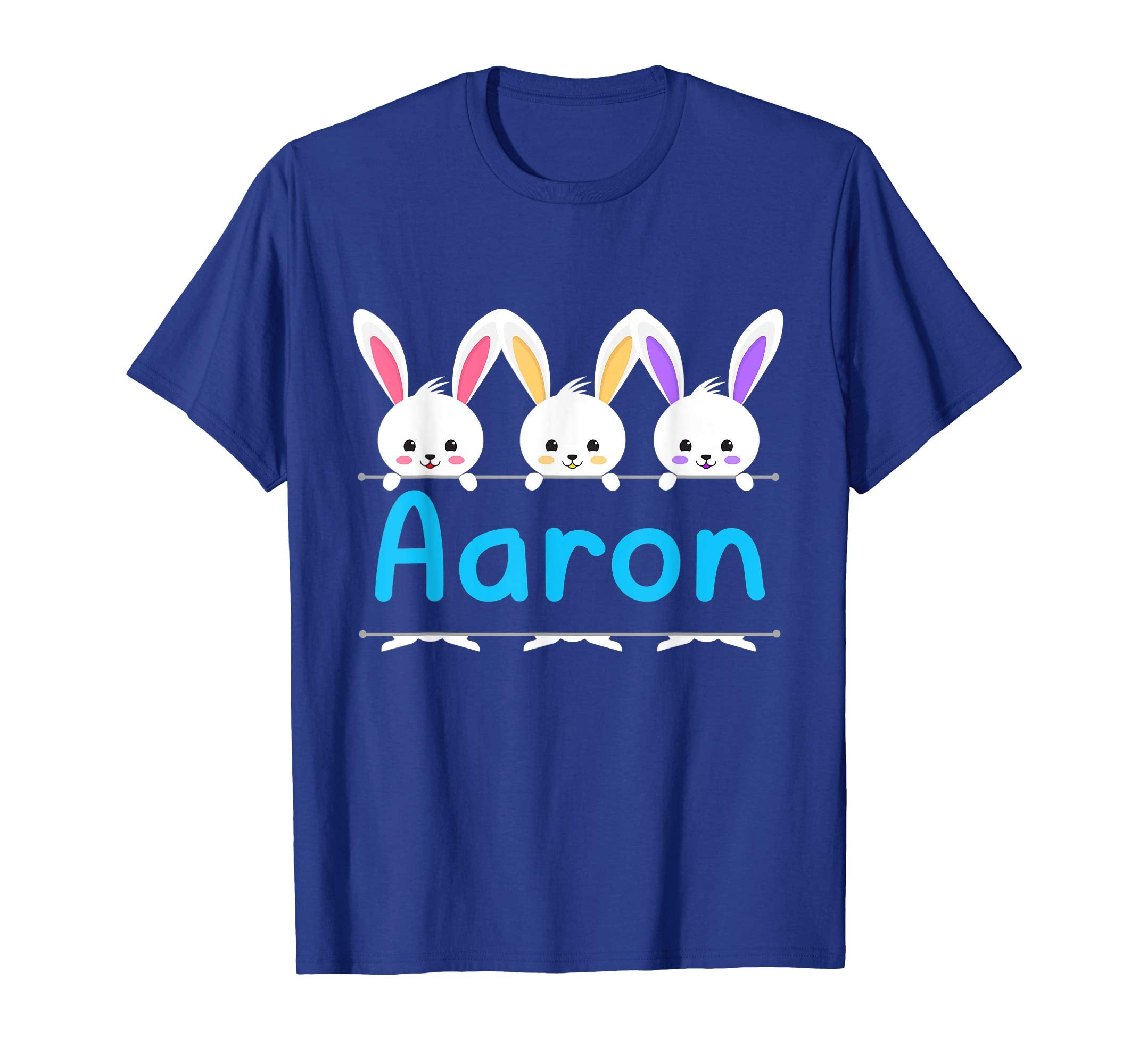 Easter day t-shirt super cute 3 Aaron Rabbits
