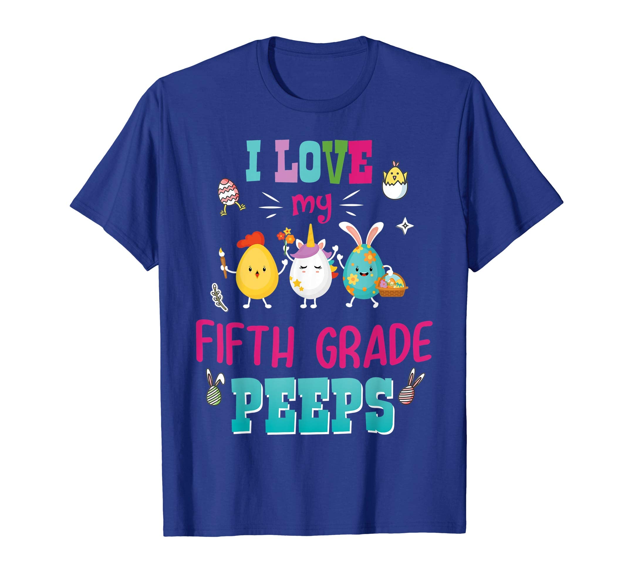 I Love MyFifth Grade Peeps Easter Day T-Shirt