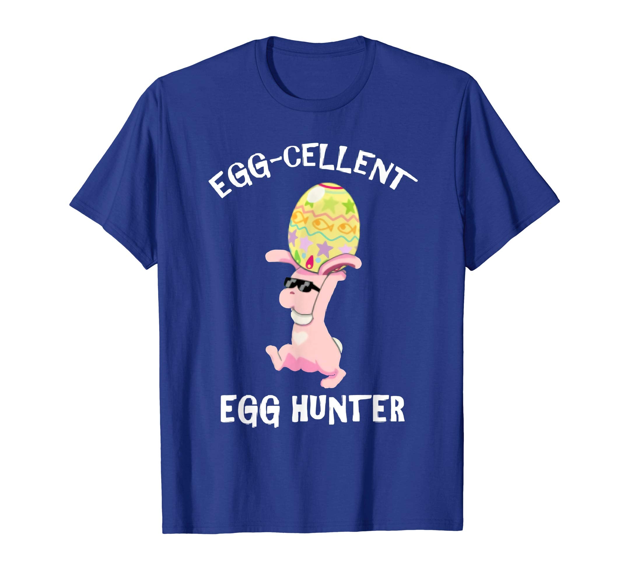 Egg-cellent Egg Hunter Easter T-Shirt Boys Girls Bunny Gift