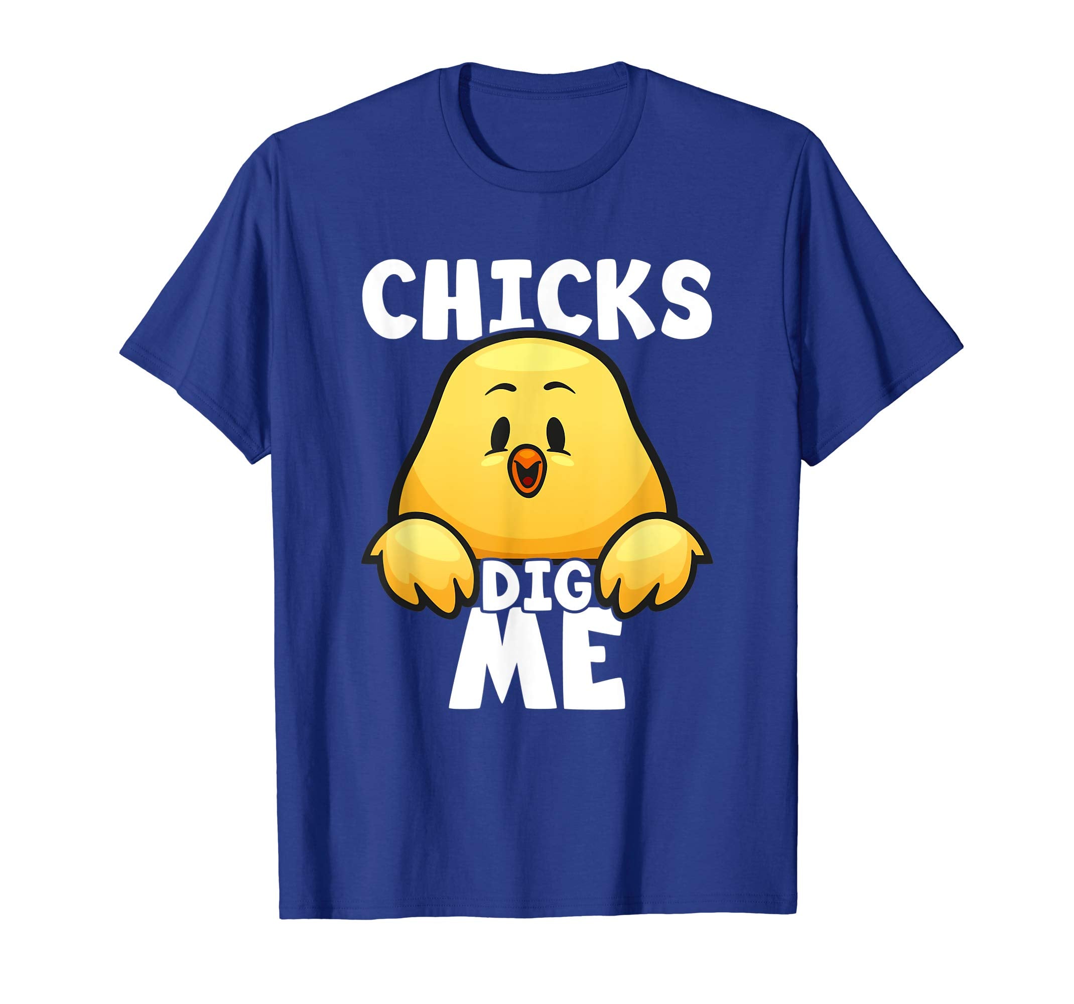 Chicks Dig Me Egg Hunt Happy Easter Kids Boys Girls T Shirt
