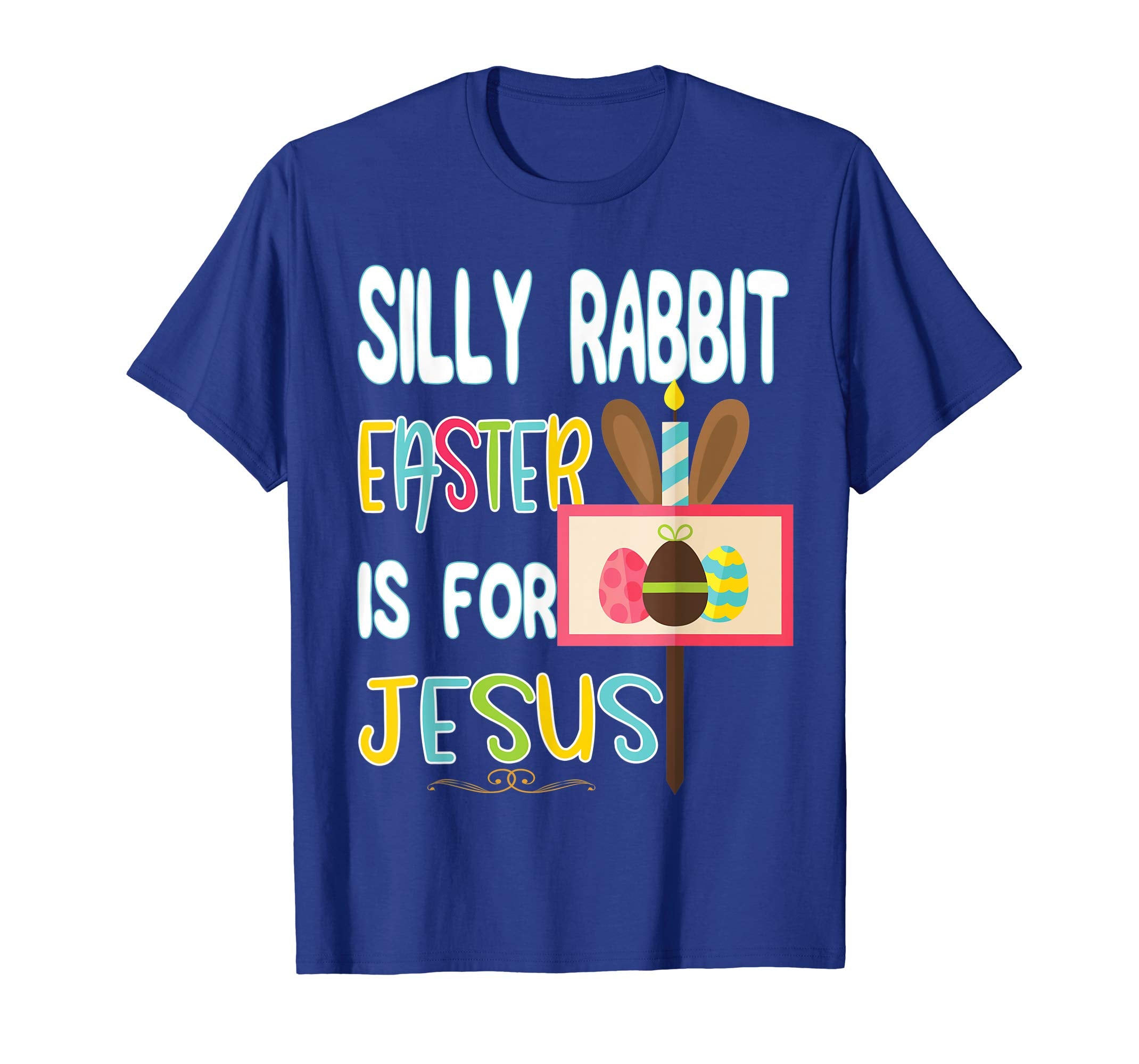 Christian Easter Shirts Women Religious Gift Rabbit Jesus