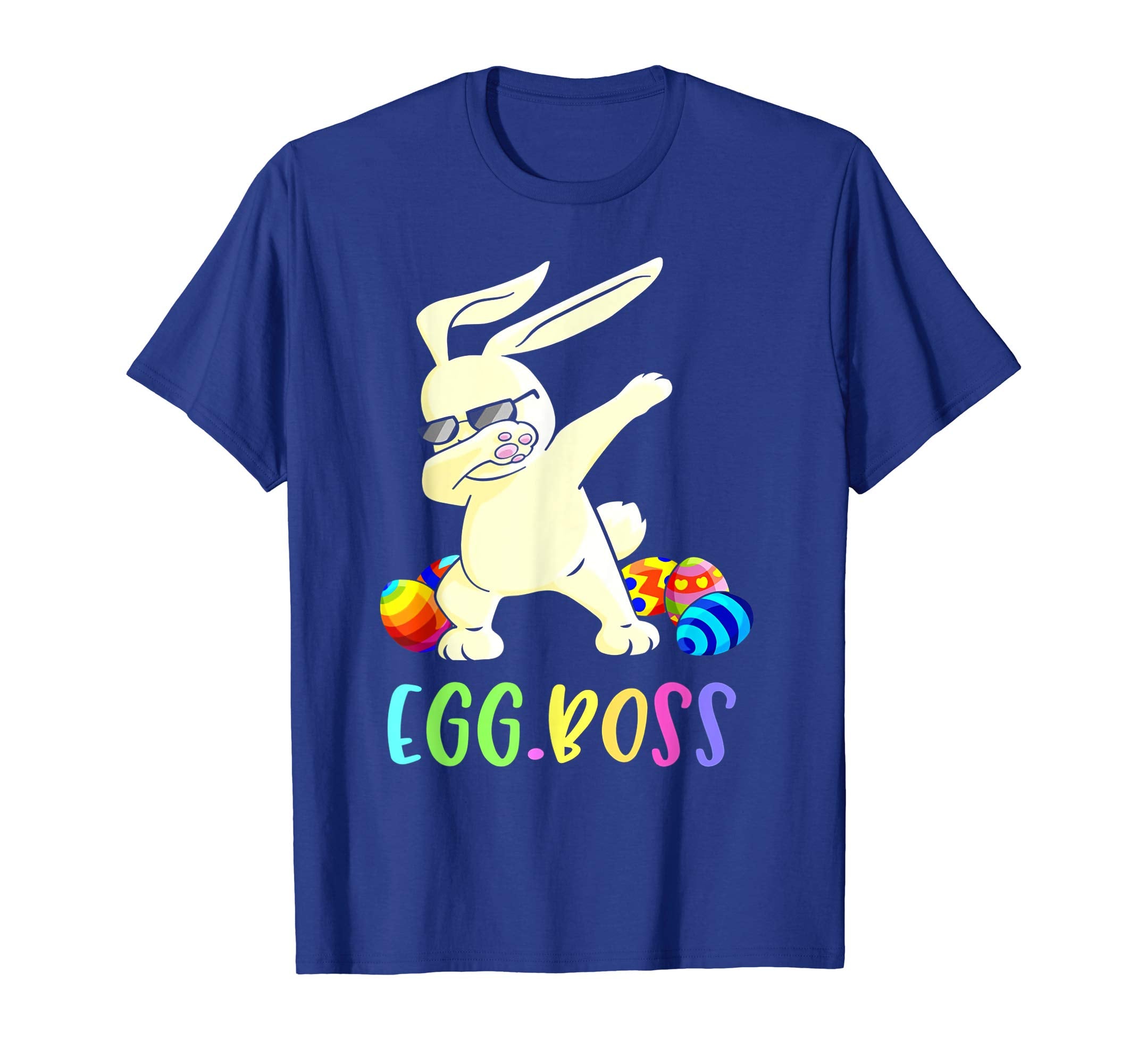 Dabbing Egg Boss Easter Bunny T-Shirt Easter Shirt