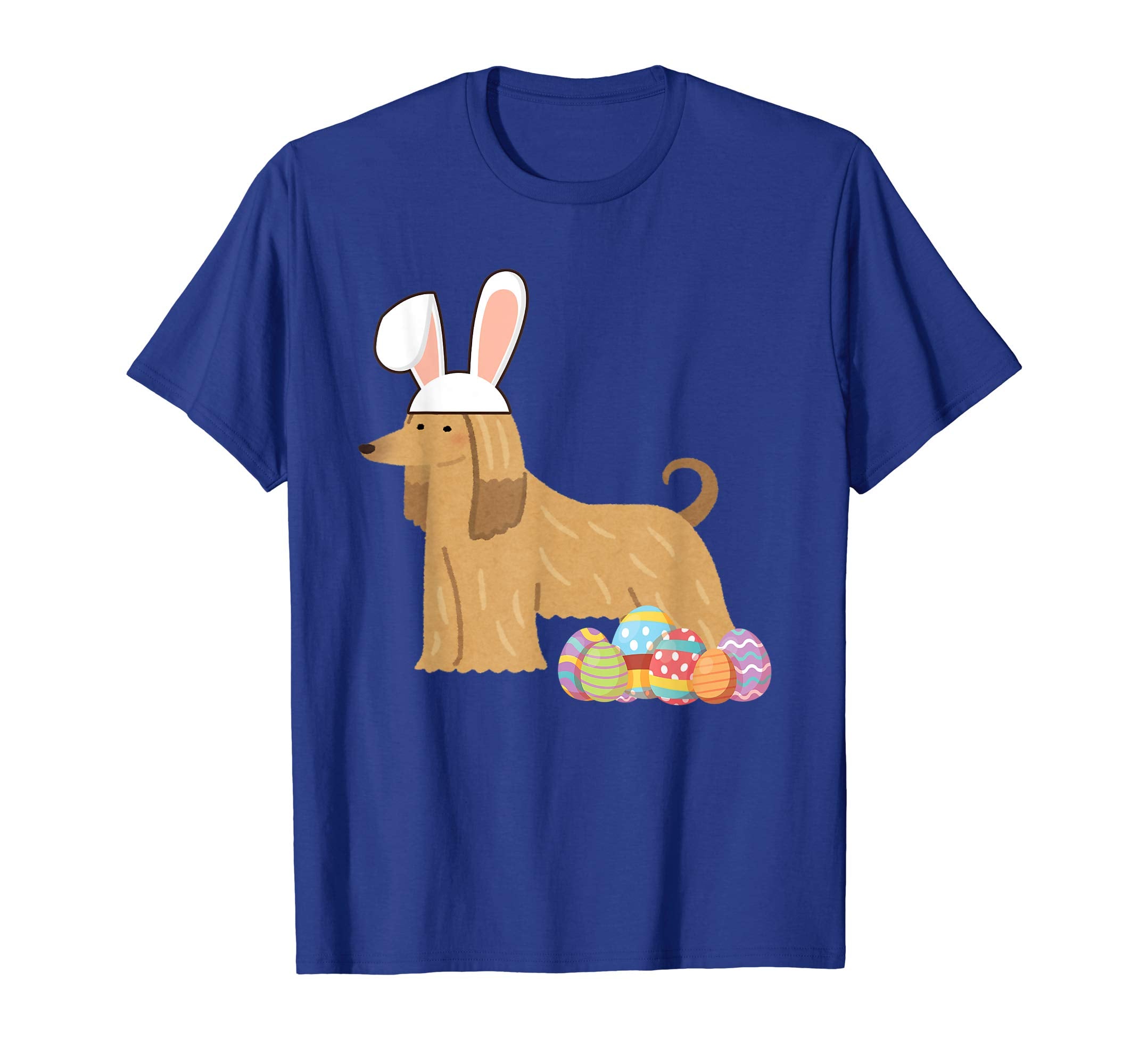 Easter Shirt Afghan Hound Funny Bunny Ears &amp; Eggs Gift
