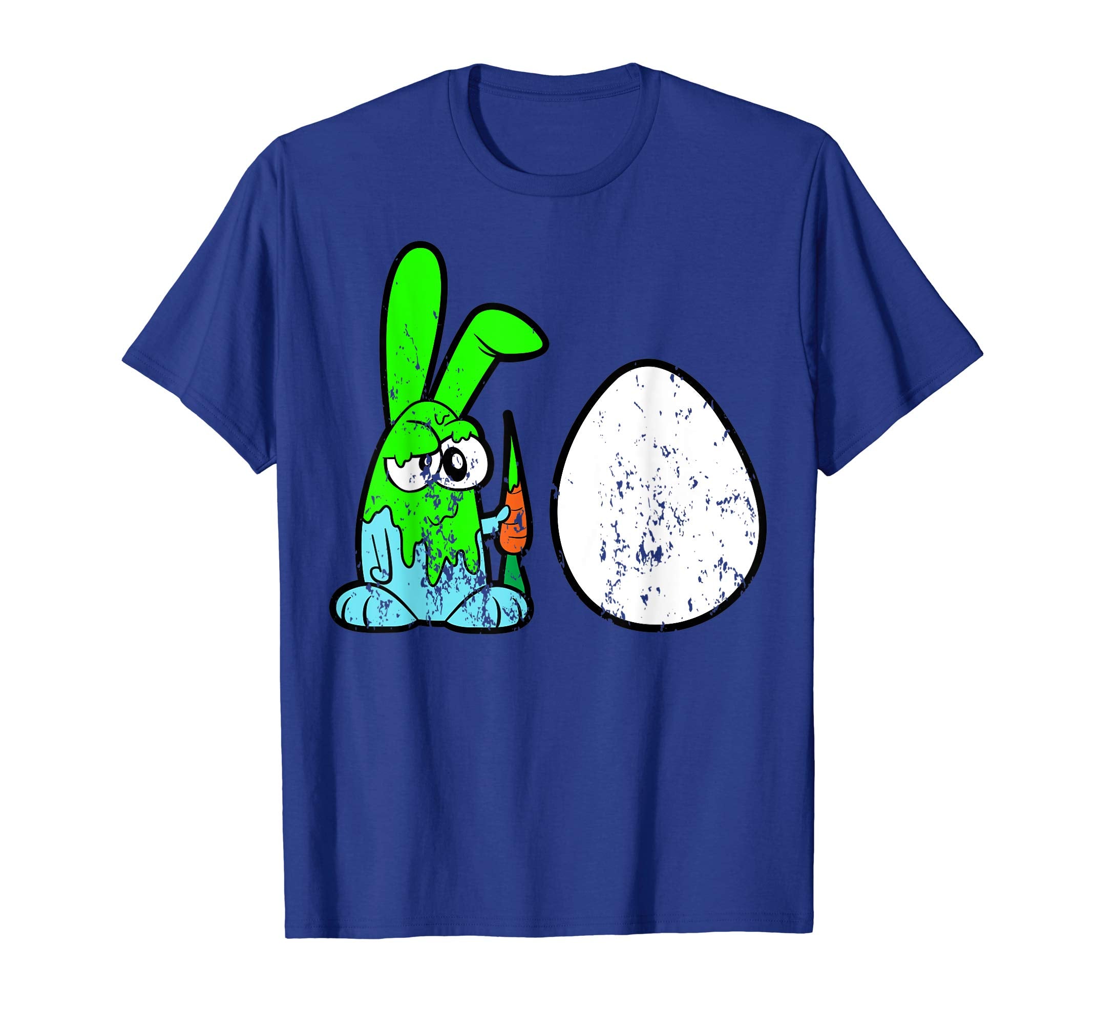 Retro Vintage Grunge Funny Cute Easter Bunny Egg Fun T-Shirt