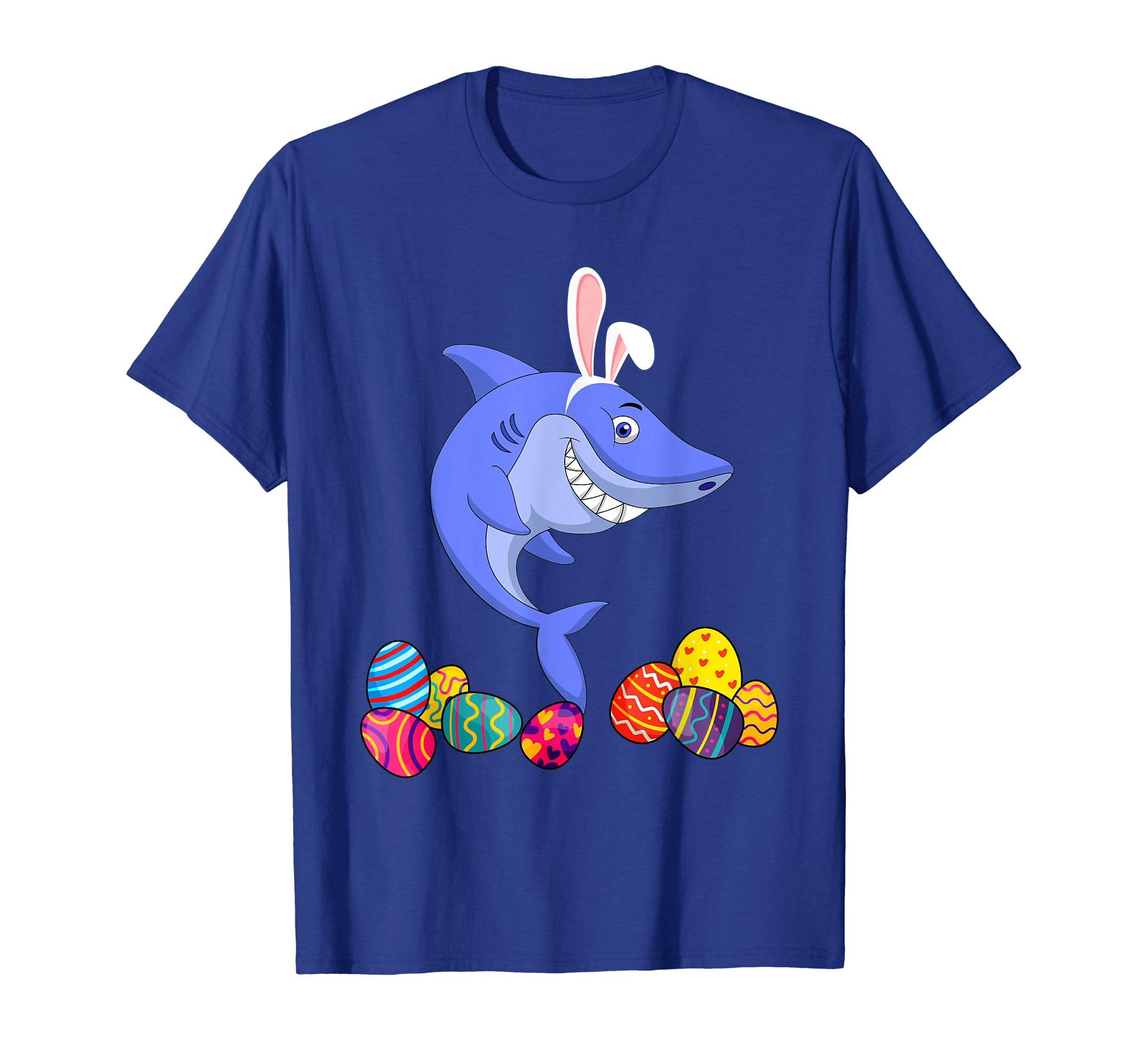 Shark Bunny Ear With Egg Easter Easter Day Shirt