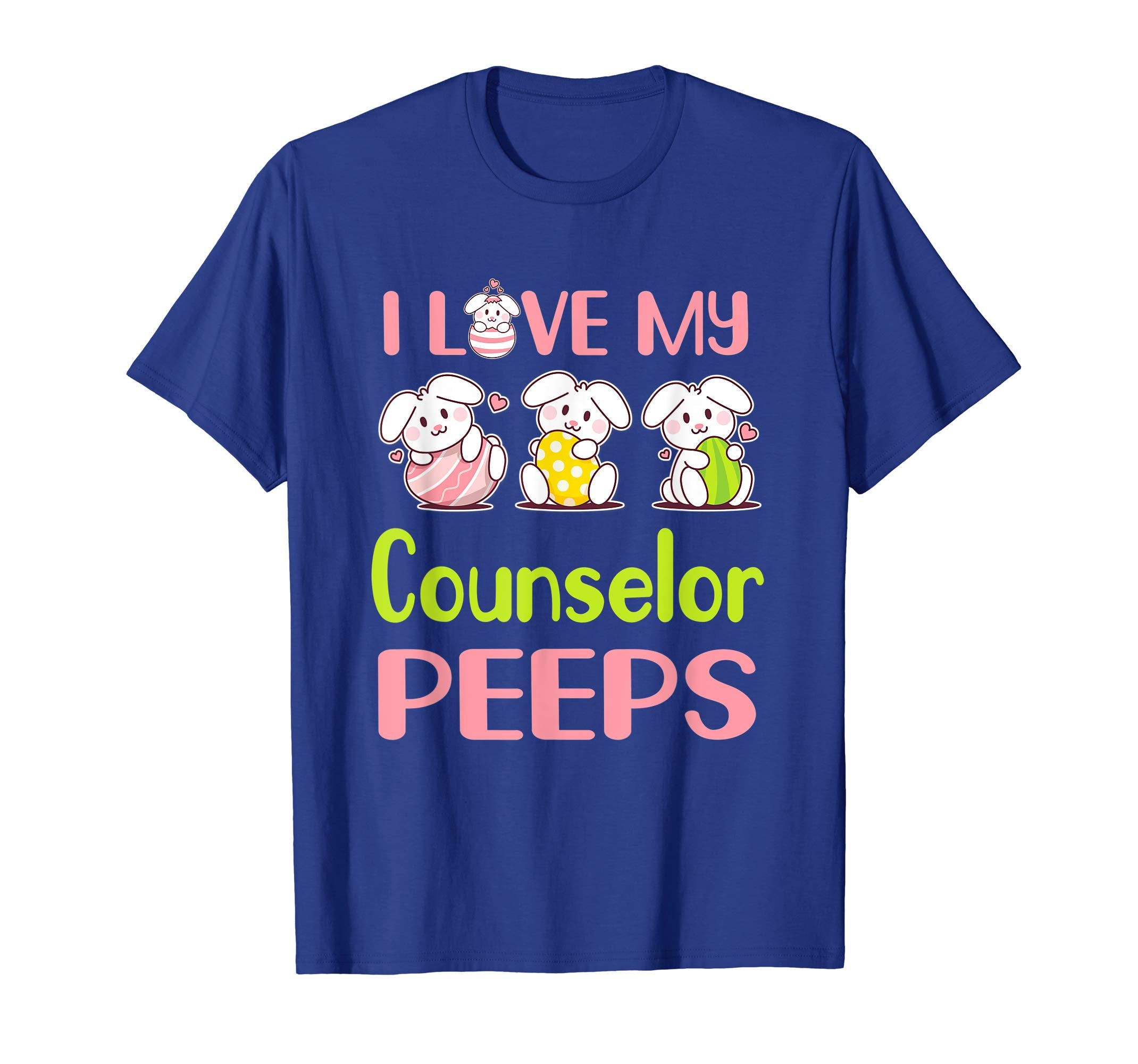 I Love My Counselor Peeps Happy Easter Teacher Shirt