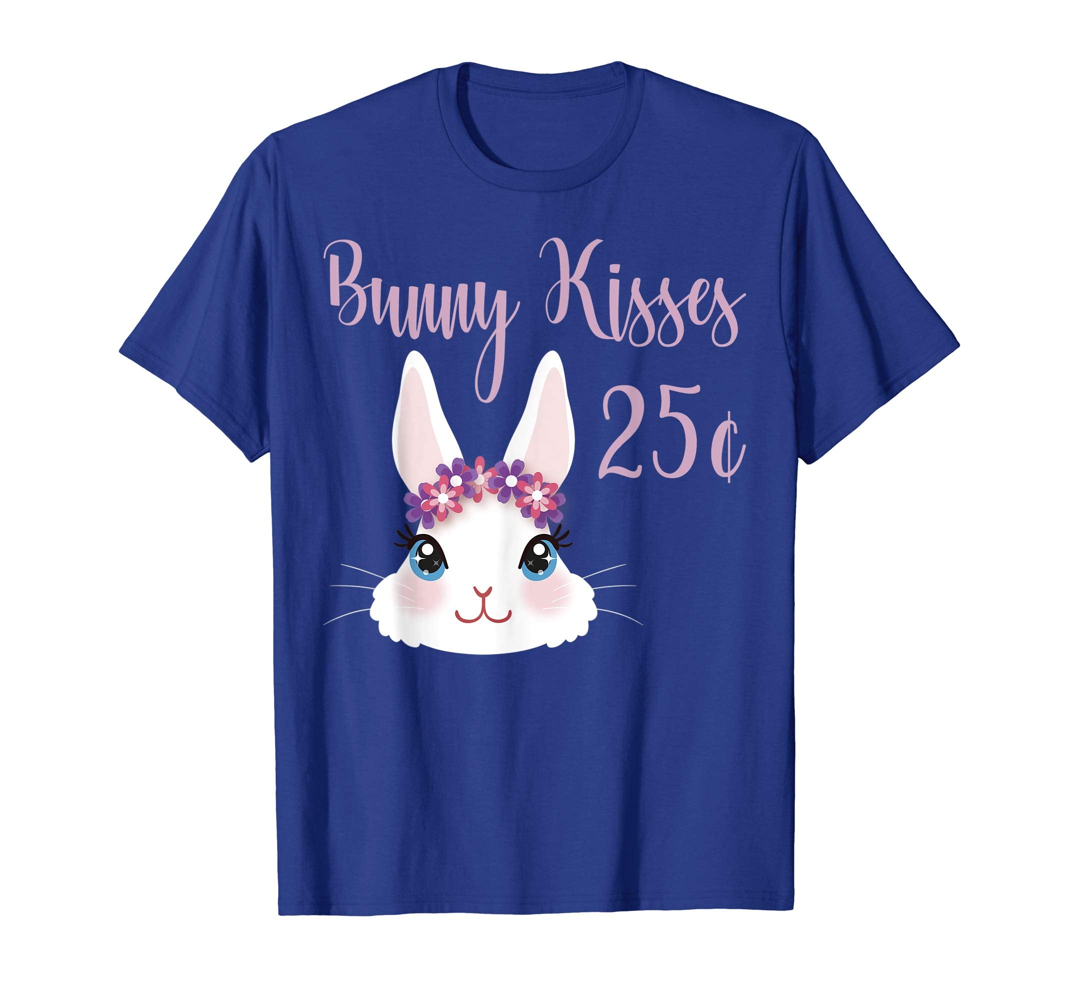 Bunny Kisses Easter Wishes Shirt Cute Gift For Girls Rabbit