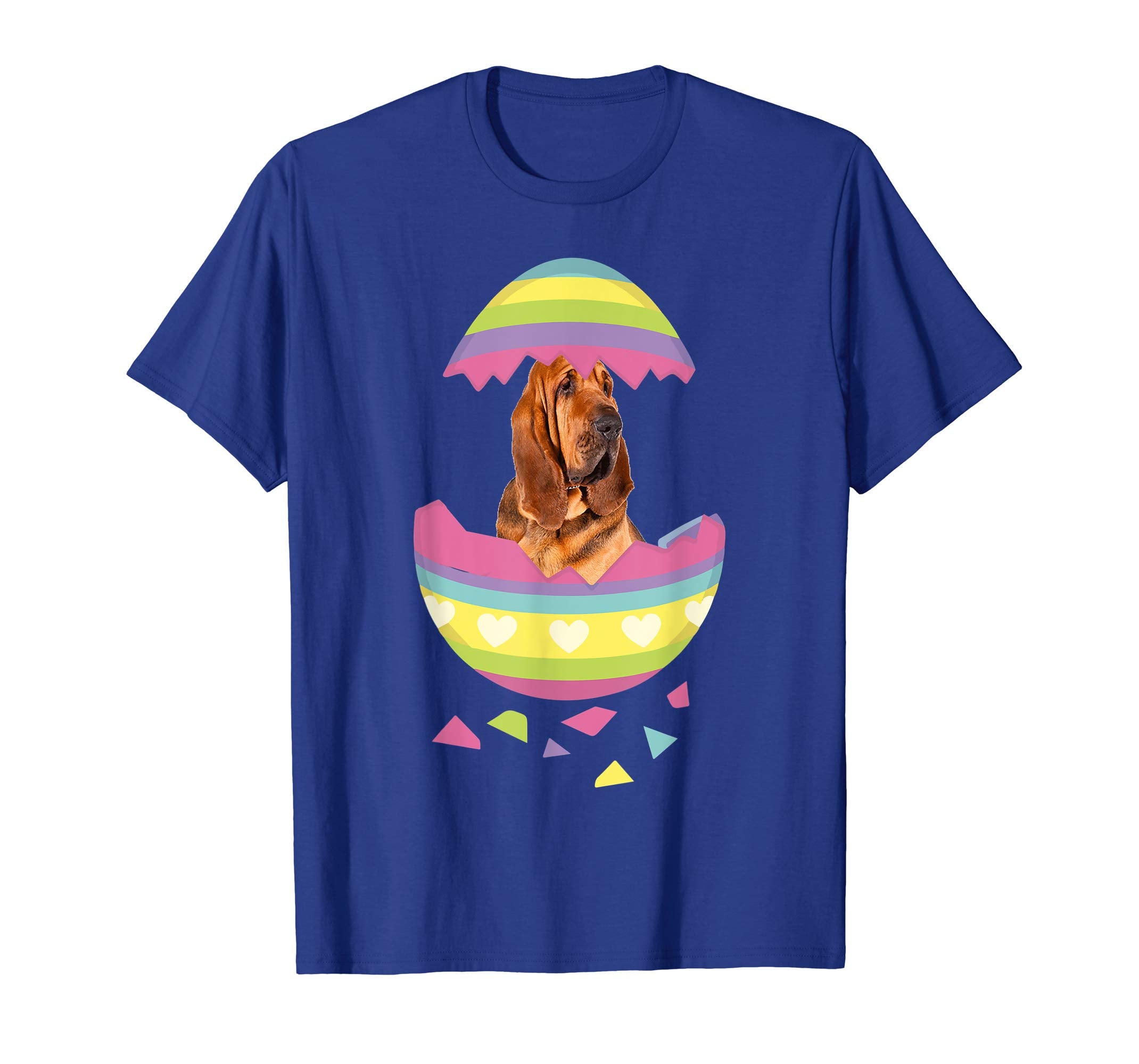 Bloodhound Easter Egg T-Shirt Dog Lover