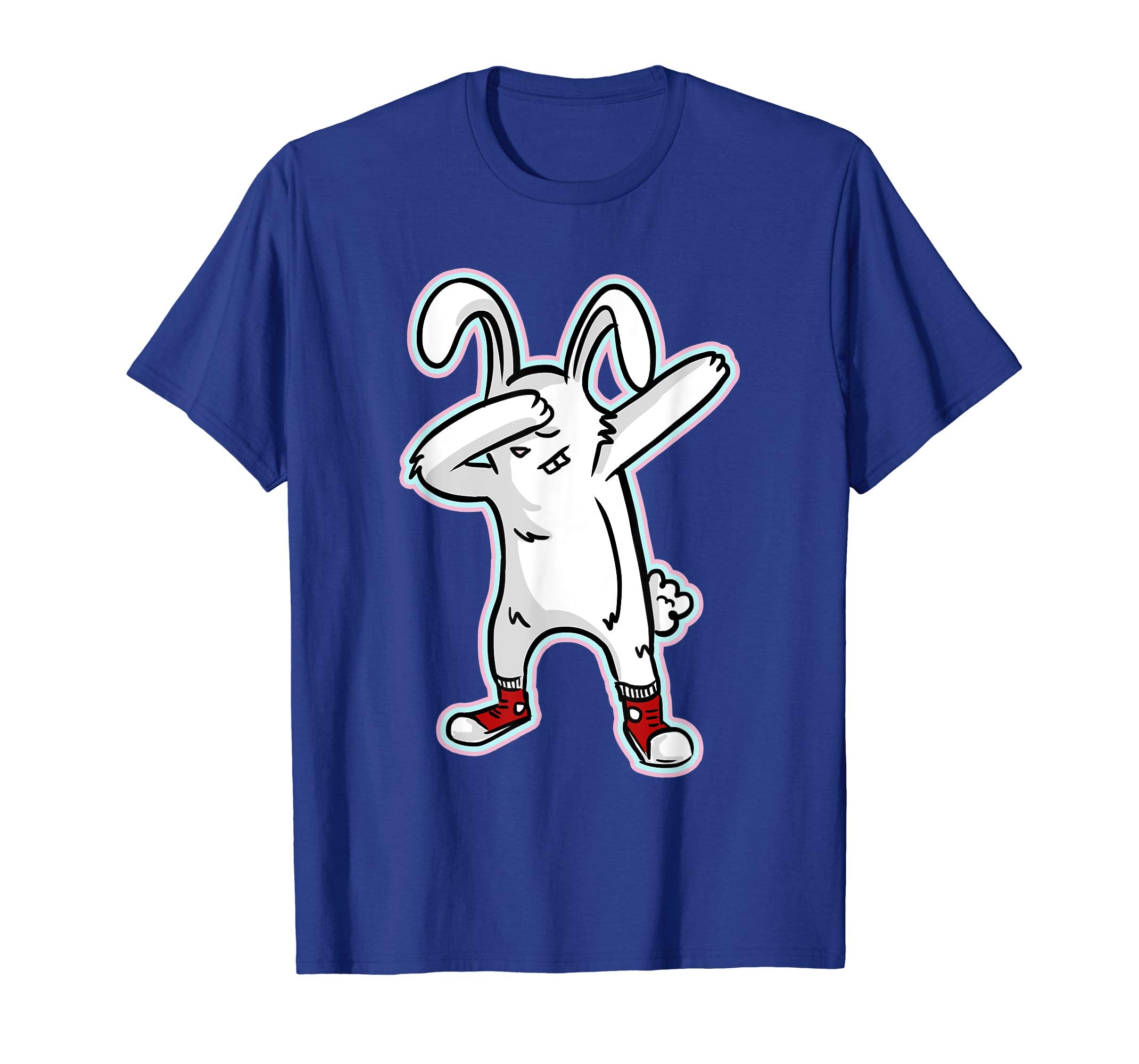 Easter Shirt For Boys Girls Cool Dabbing Rabbit