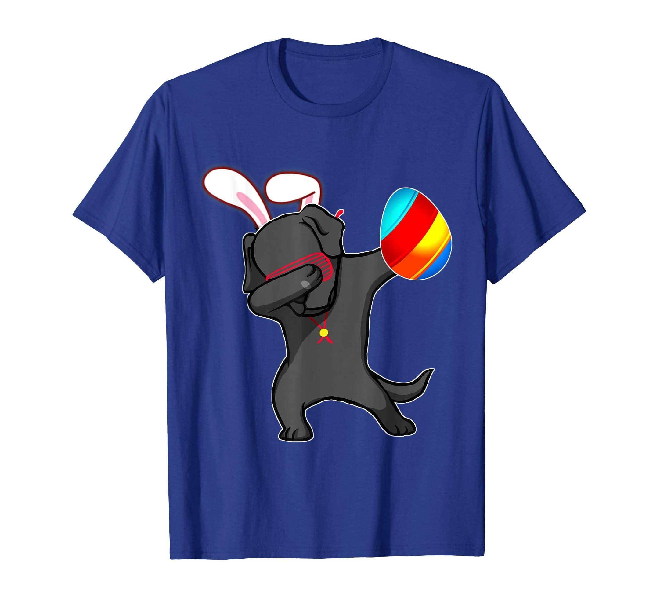 Easter Bunny Dabbing Labrador Dog Tshirt Egg Ears Gift