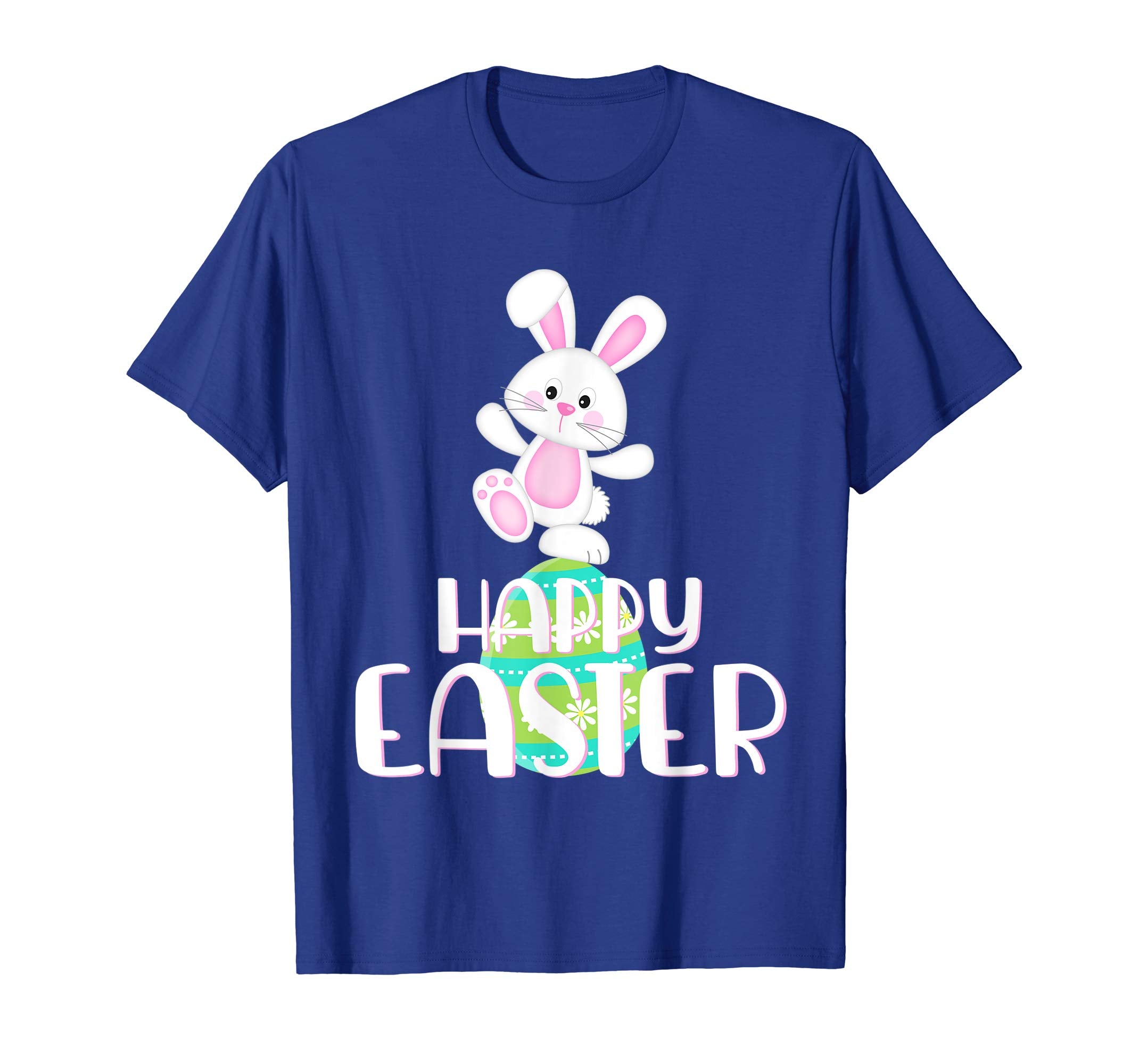 Happy Easter Shirt Cute Bunny &amp; Colorful Egg Easter Gift